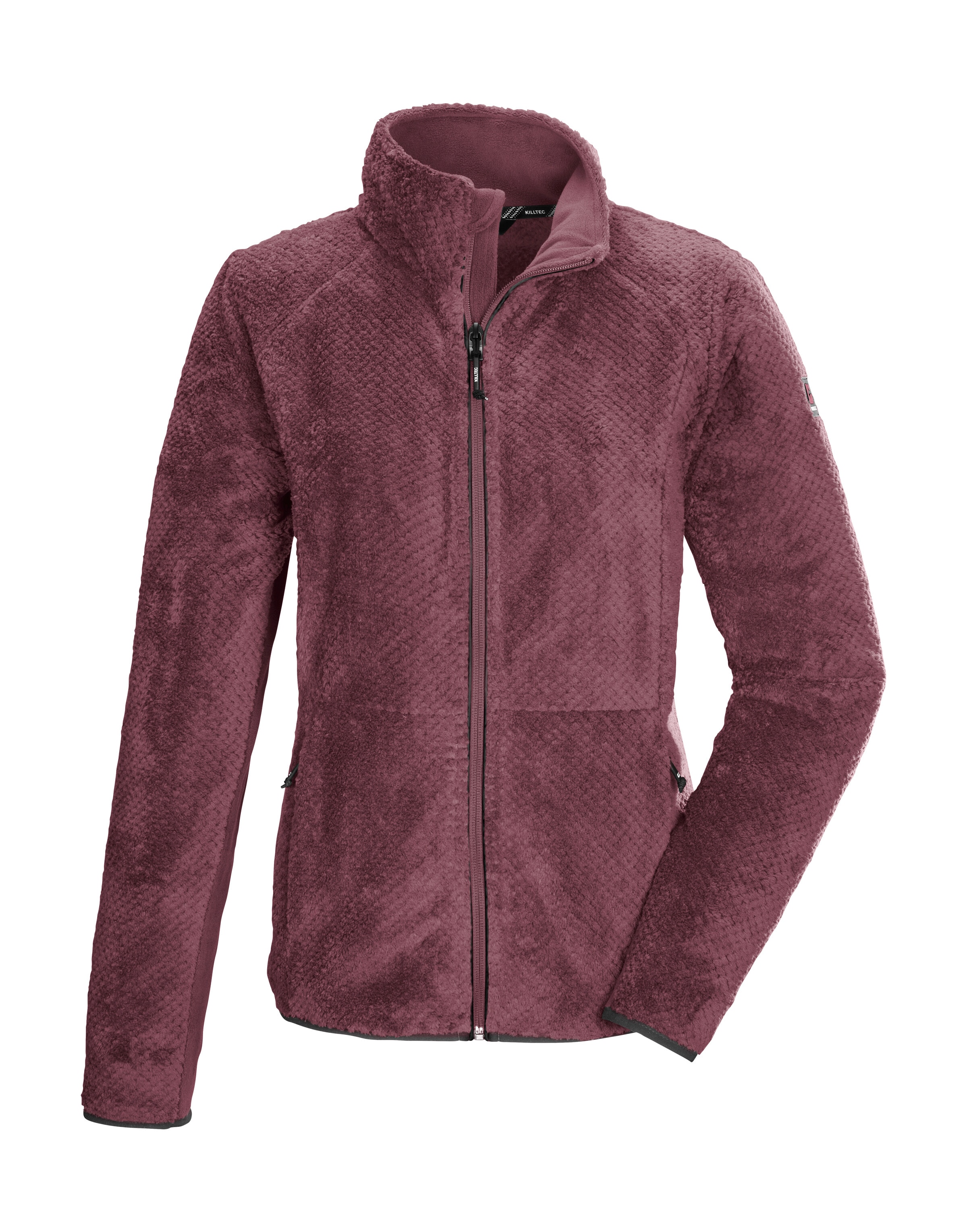 Killtec "KOW 6 WMN KNTFLC JCKT" Damen Fleecejacke, Comfort-Stretch, Kinnschutz, verschließbare Taschen