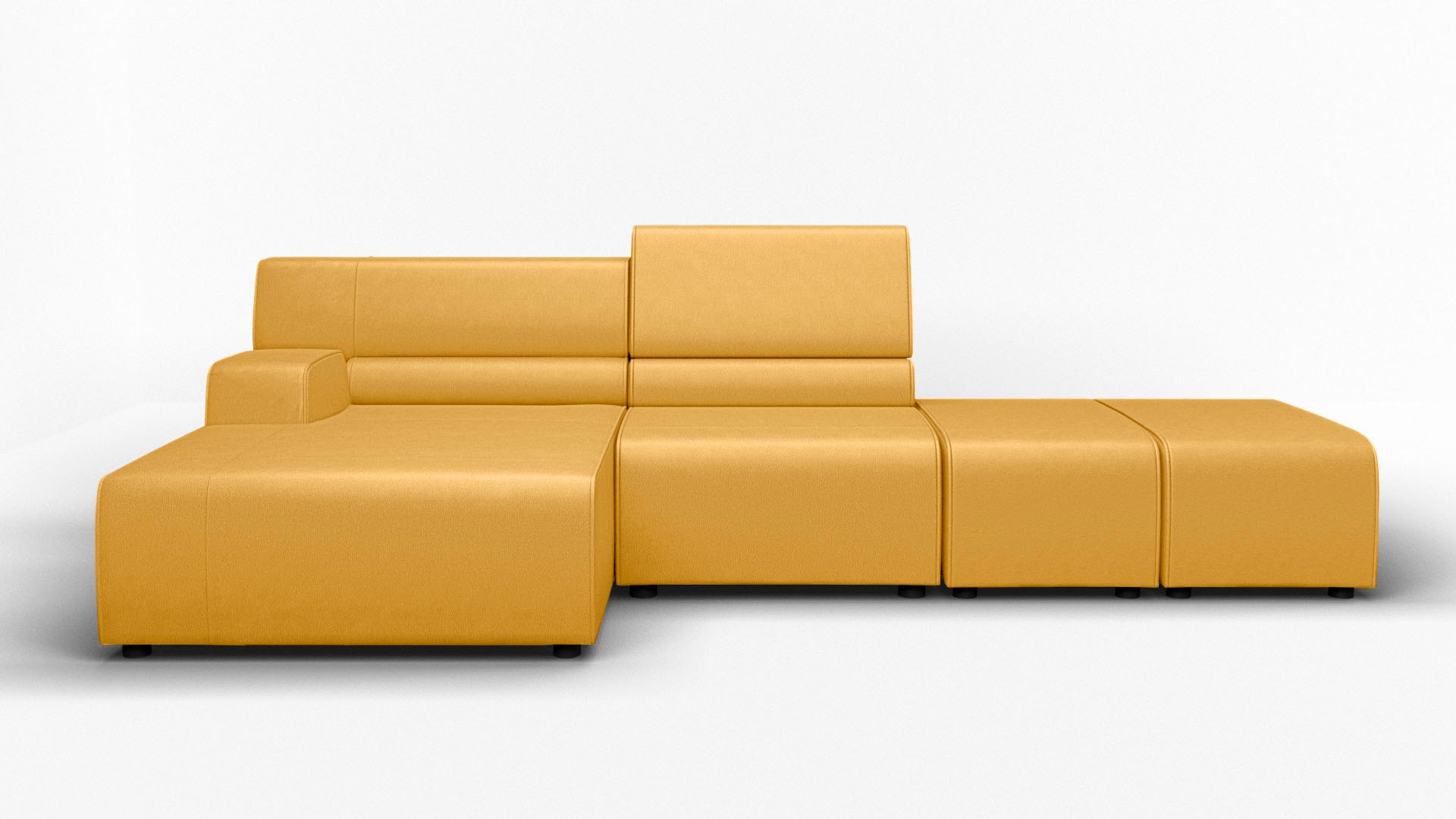 Egoitaliano Ecksofa "Babouche, Designsofa mit außergewöhnlichem Sitzkomfort günstig online kaufen