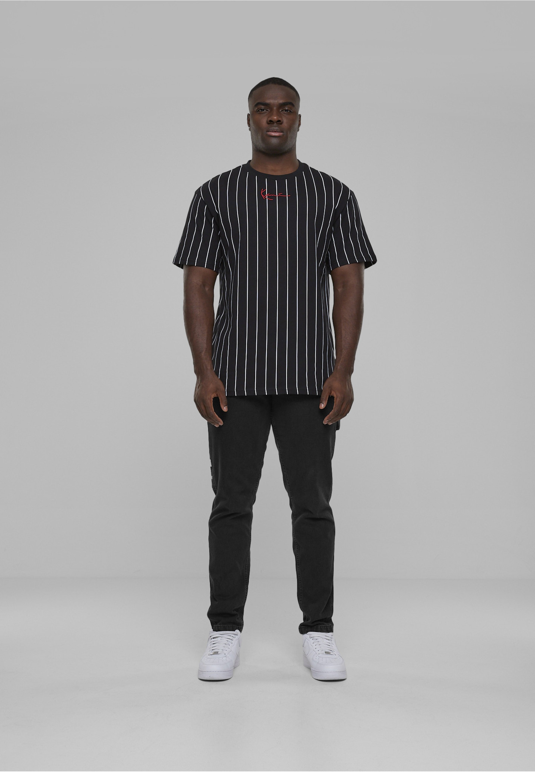Karl Kani T-Shirt »Karl Kani Herren KM222-101-1 KK 2-Pack Pinstripe + Essential Tee« 1 Stk.