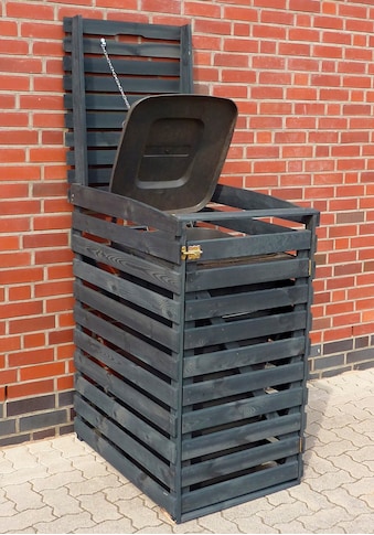 promadino Mülltonnenbox, für 1x120 l aus Holz, BxTxH: 68x63x111 cm kaufen