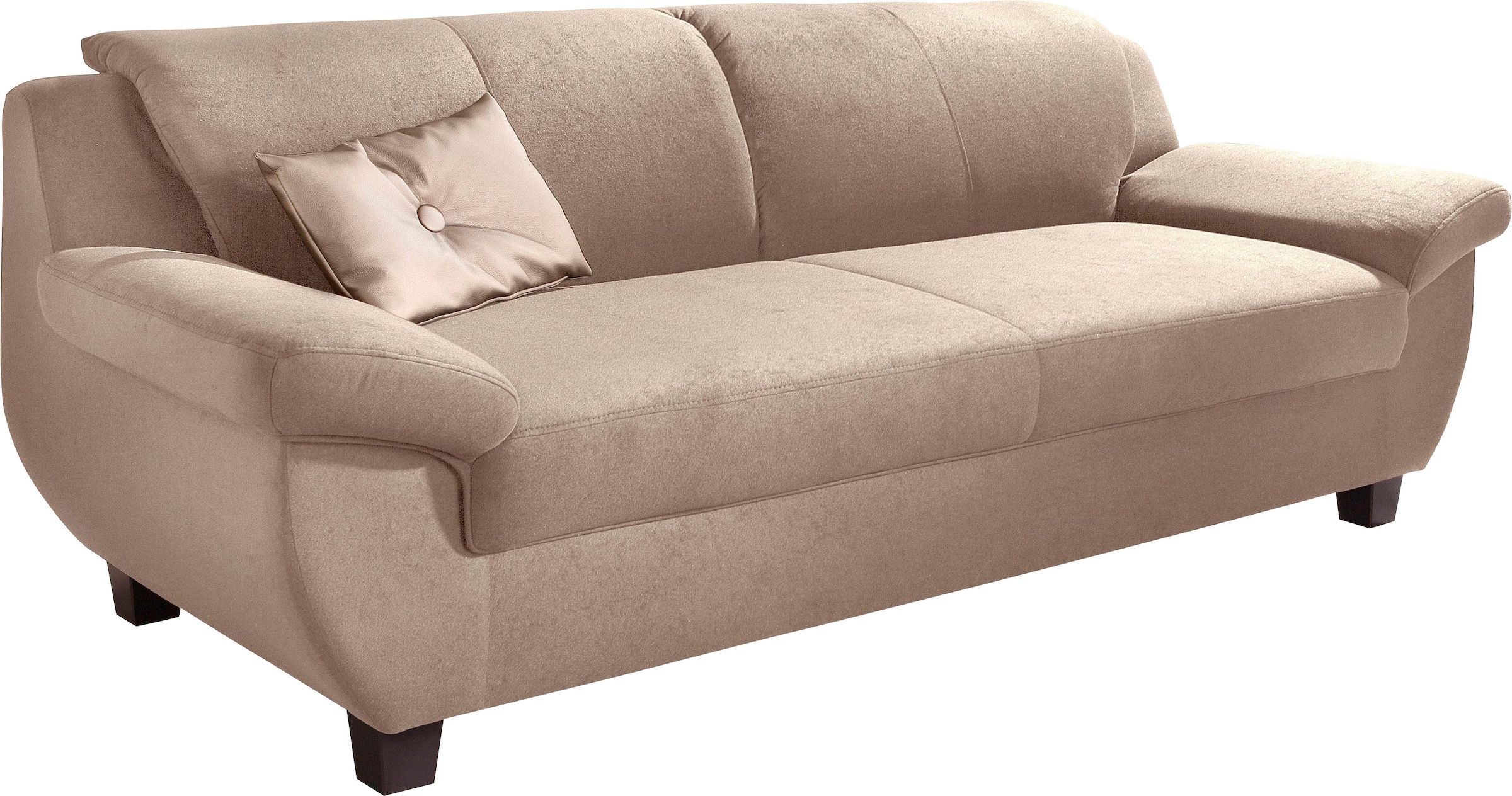 Home affaire 3-Sitzer "Yesterday Couch, B/T: 207/91 cm, belastbar bis 140kg günstig online kaufen