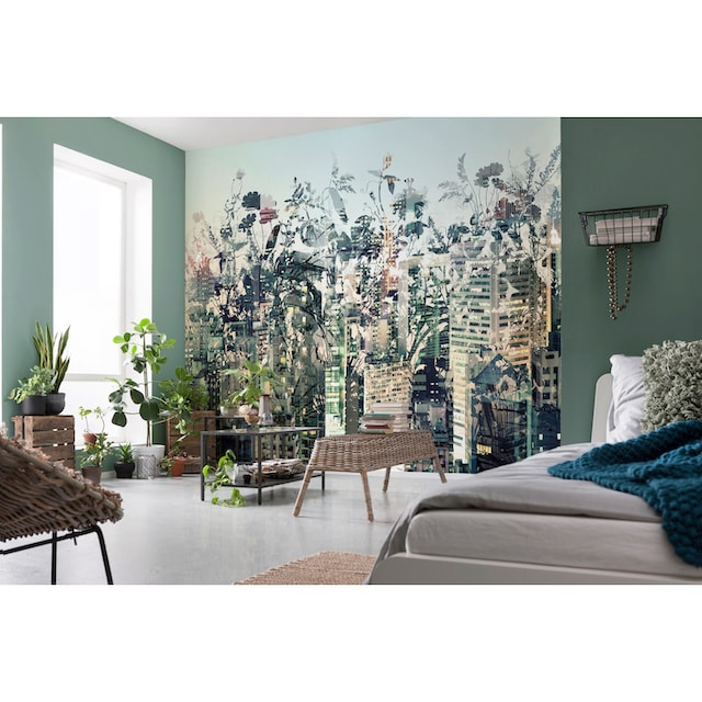 Komar Fototapete »Urban Jungle«, 368x254 cm (Breite x Höhe), inklusive  Kleister online bestellen | BAUR