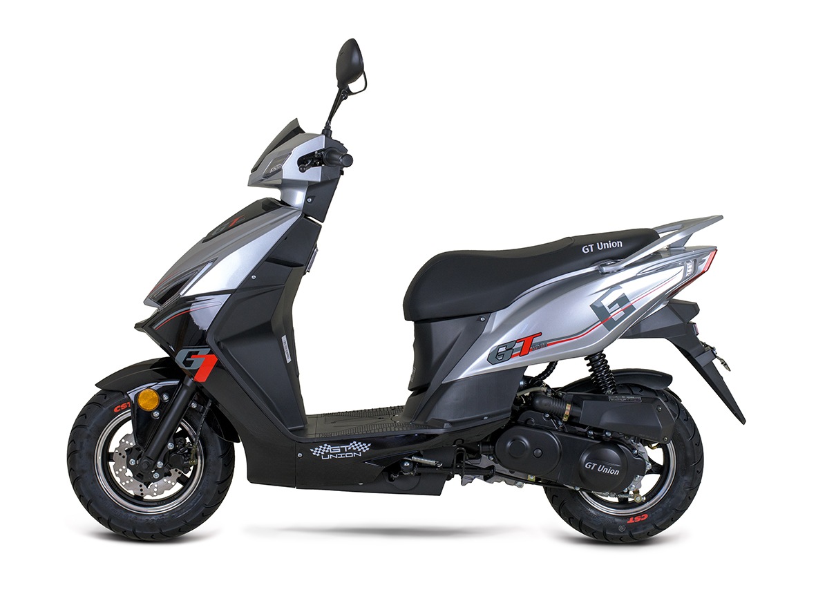 GT UNION Motorroller »Sonic X 45« 49,6 cm³ 45 km/h Euro 5 3 Komplett-Set, 2 Stk. tlg. Luftgekühlter Motor