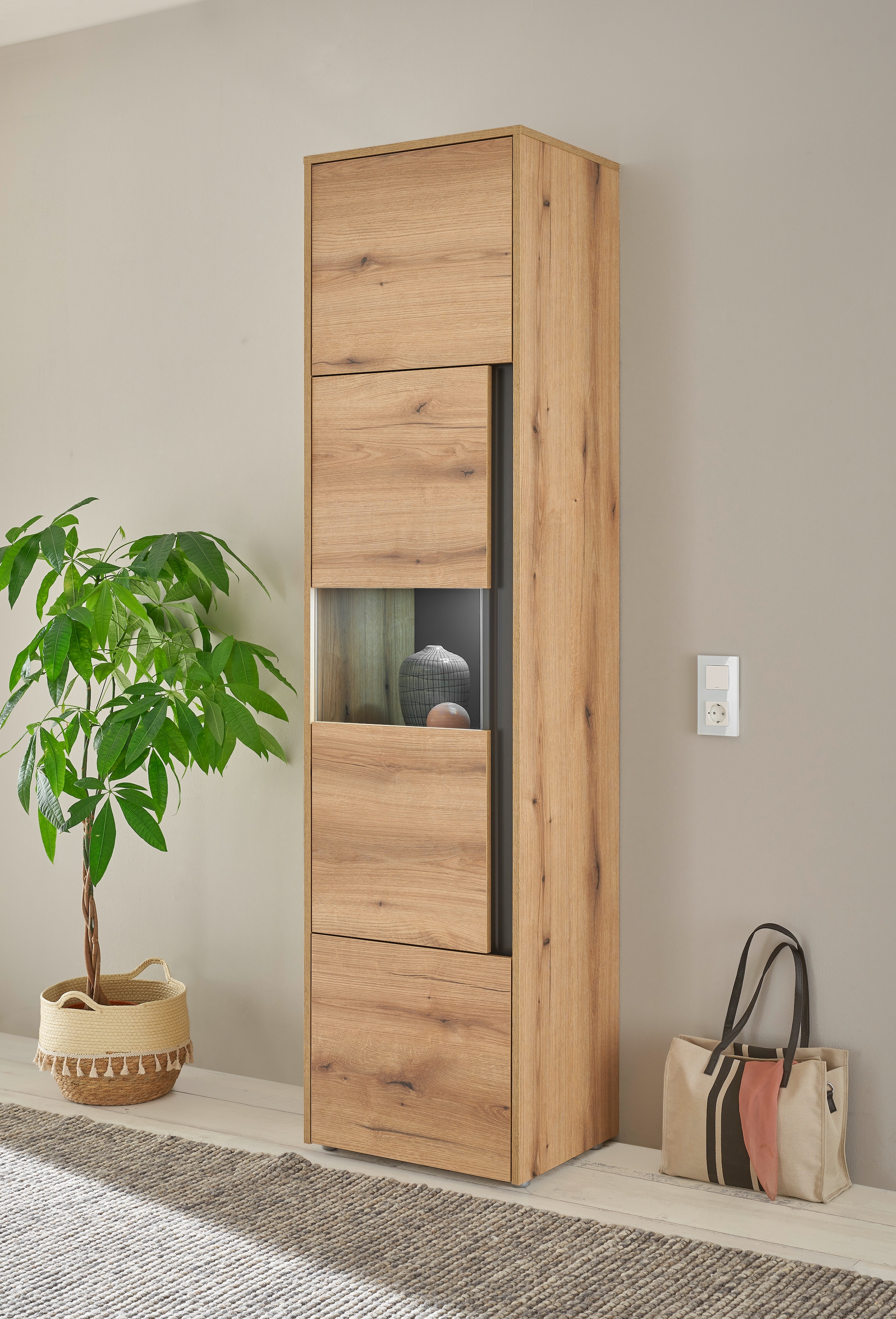 INOSIGN Vitrine "City/Giron, moderner Hochschrank, Glasvitrine", zeitlos, m günstig online kaufen