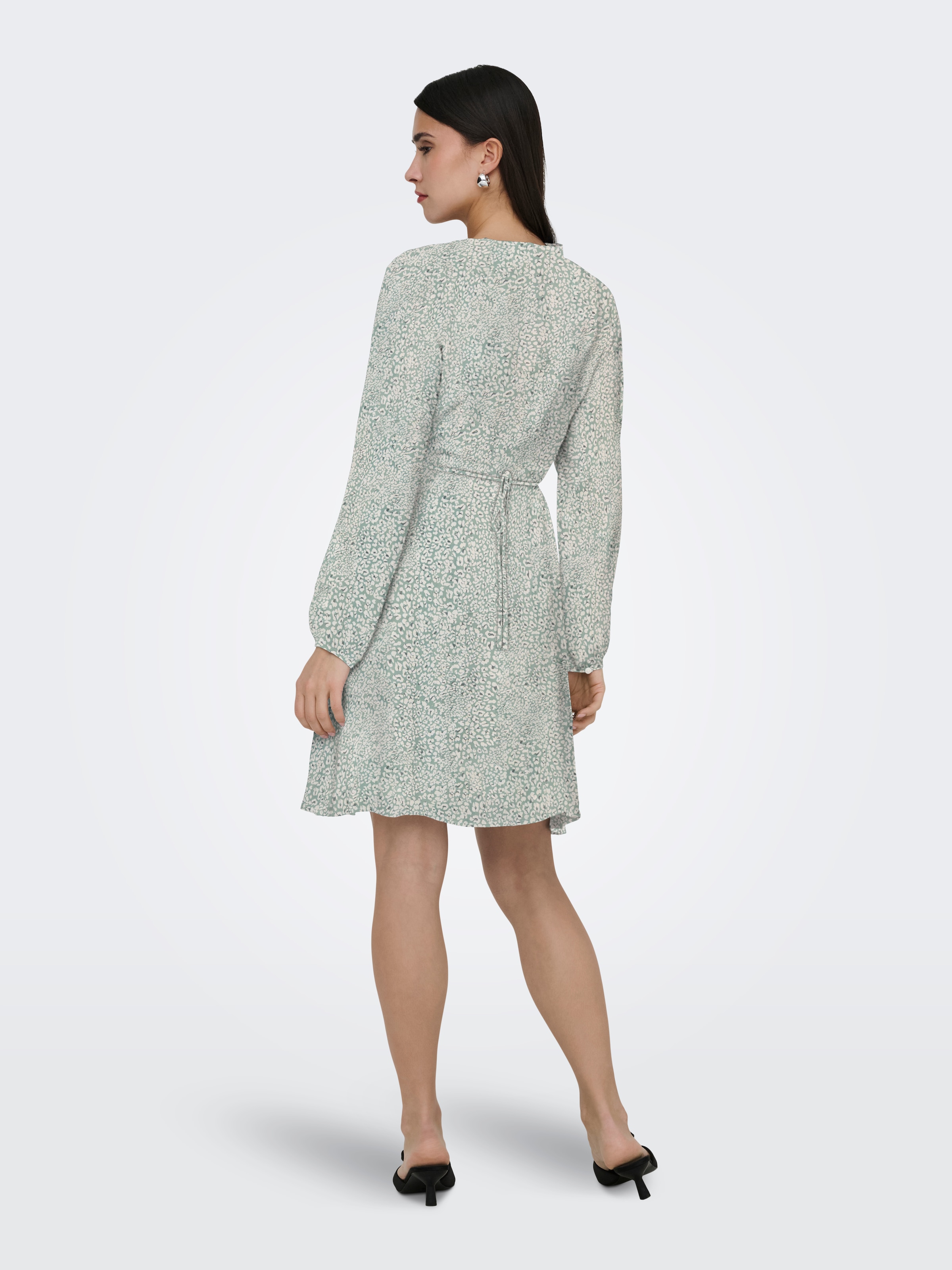 ONLY Druckkleid »ONLEVIDA L/S SHORT DRESS WVN NOOS«