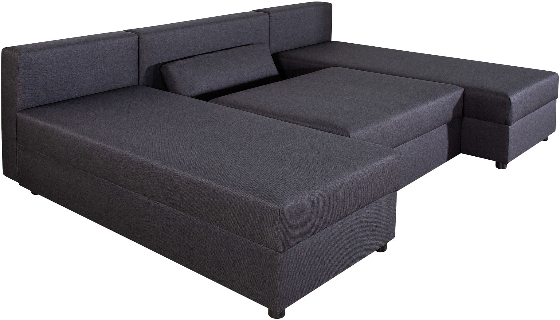 COLLECTION AB Wohnlandschaft »Pico U-Form«, Wohnlandschaft,2 X Ottomane,Polyätherschaum Polsterung
