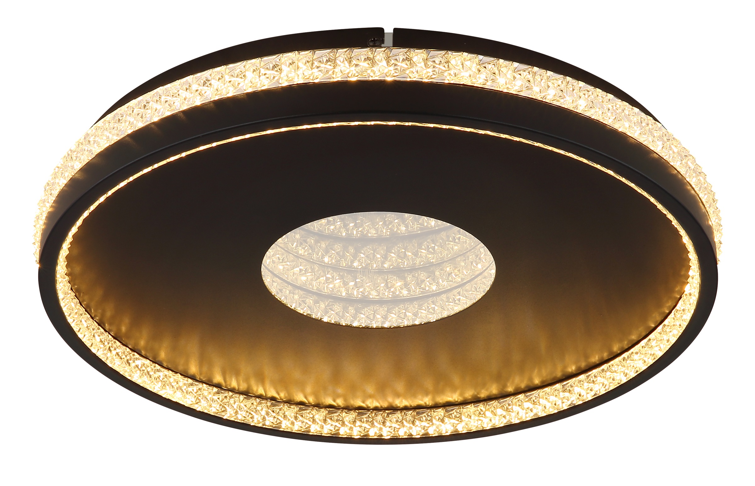 GLOBO LIGHTING Deckenleuchte »SHIRLEY« LED-Modul 1 Stk. Wohnzimmer-Deckenleuchte schwarz, LED dimmbar, 3D-Effekt