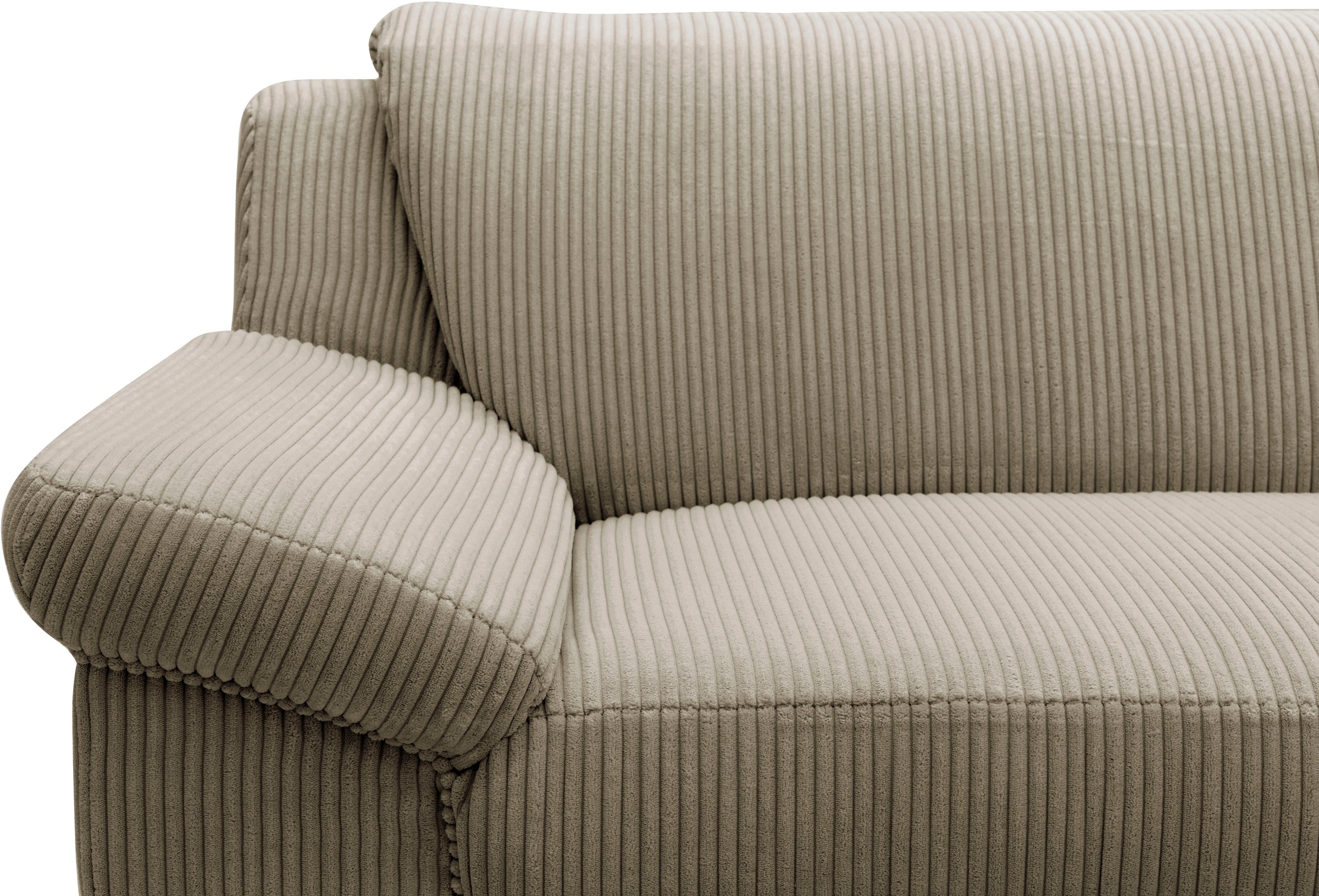 Home affaire Ecksofa »Yesterday L-Form«, wahlweise mit Bettfunktion, auch in Cord
