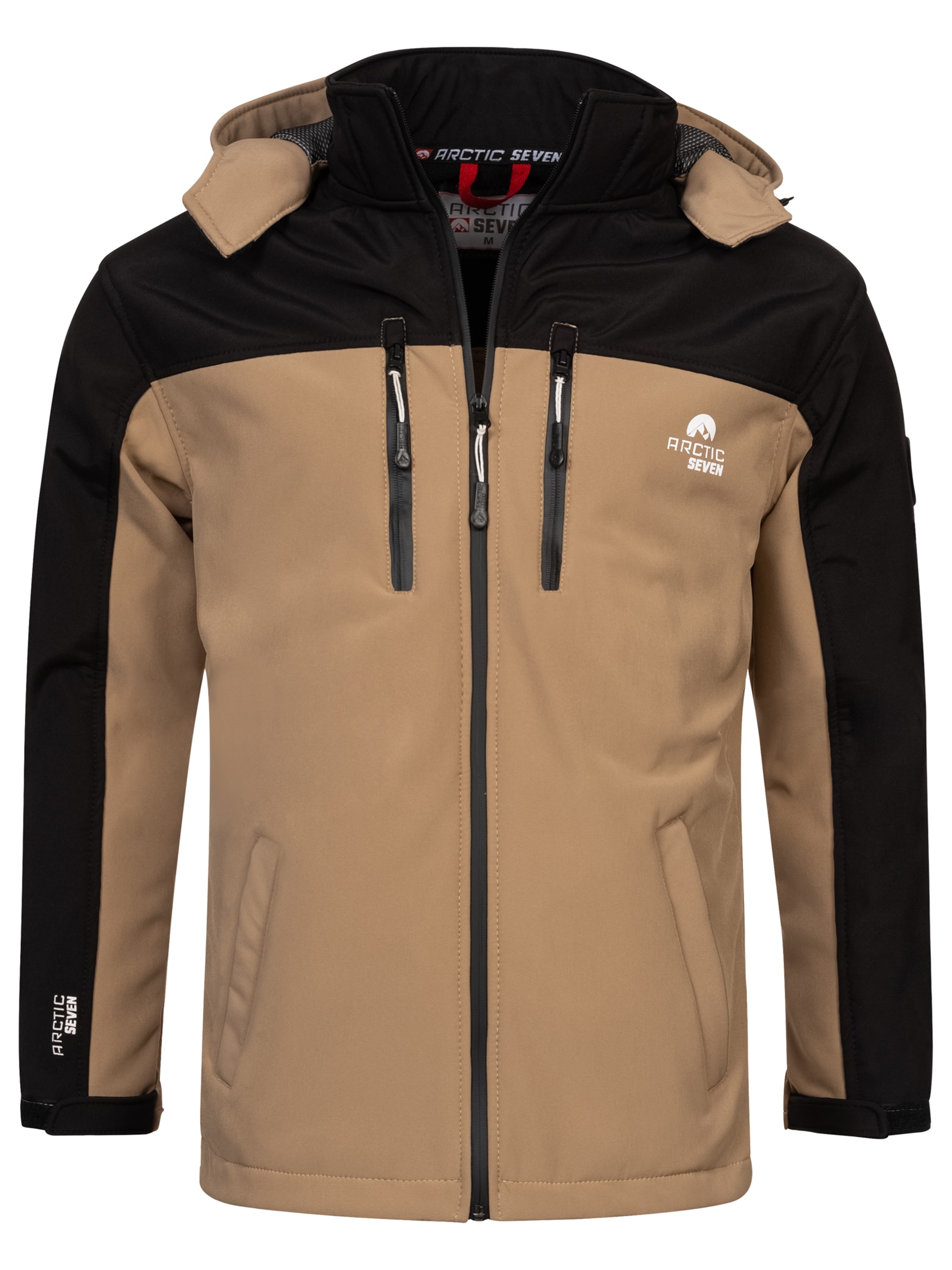 Arctic Seven "ASSurvivo" Outdoorjacke mit abnehmbarer Kapuze