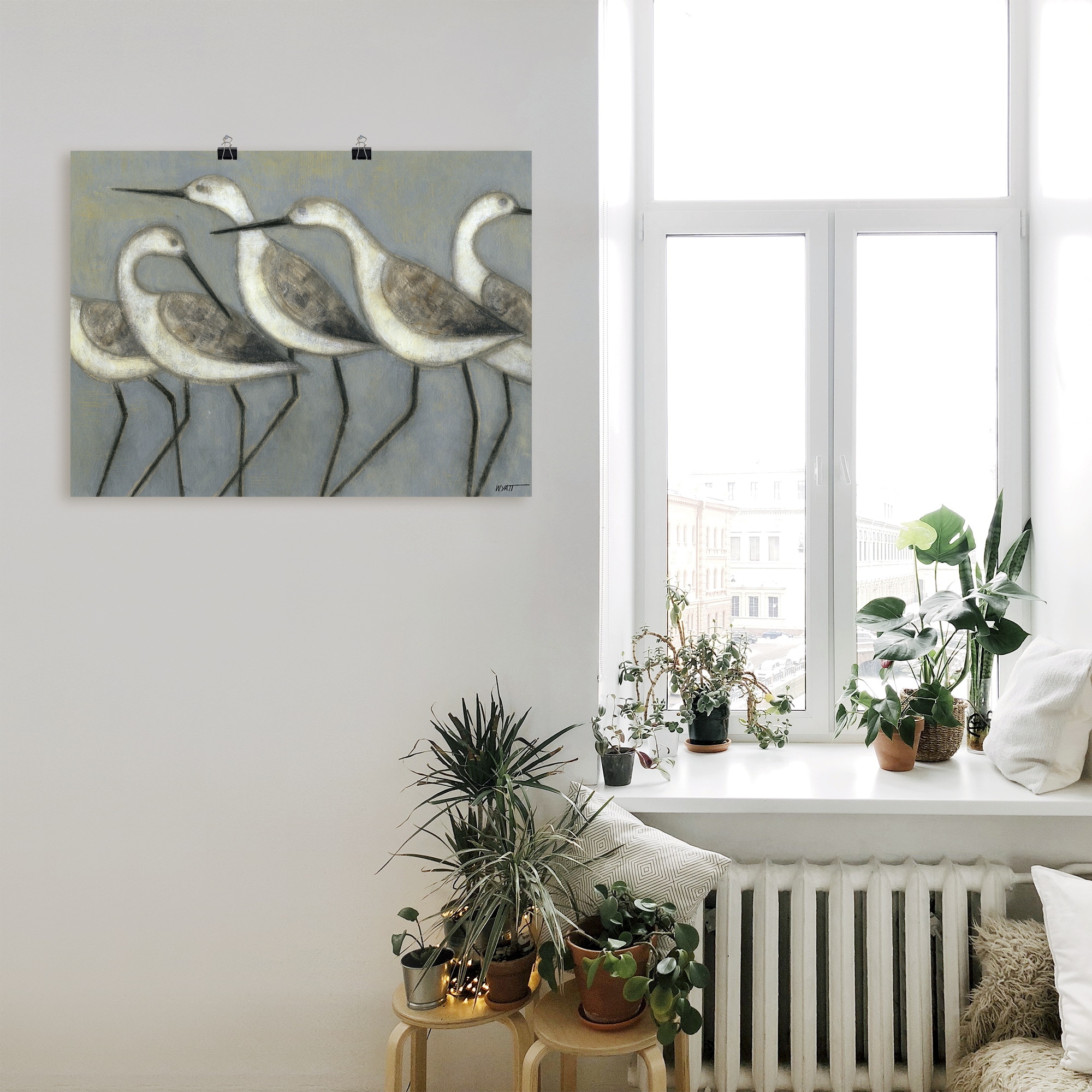 Artland Wandbild »Küstenvögel I«, Vögel, (1 St.), als Alubild, Outdoorbild, Leinwandbild, Poster in verschied. Größen