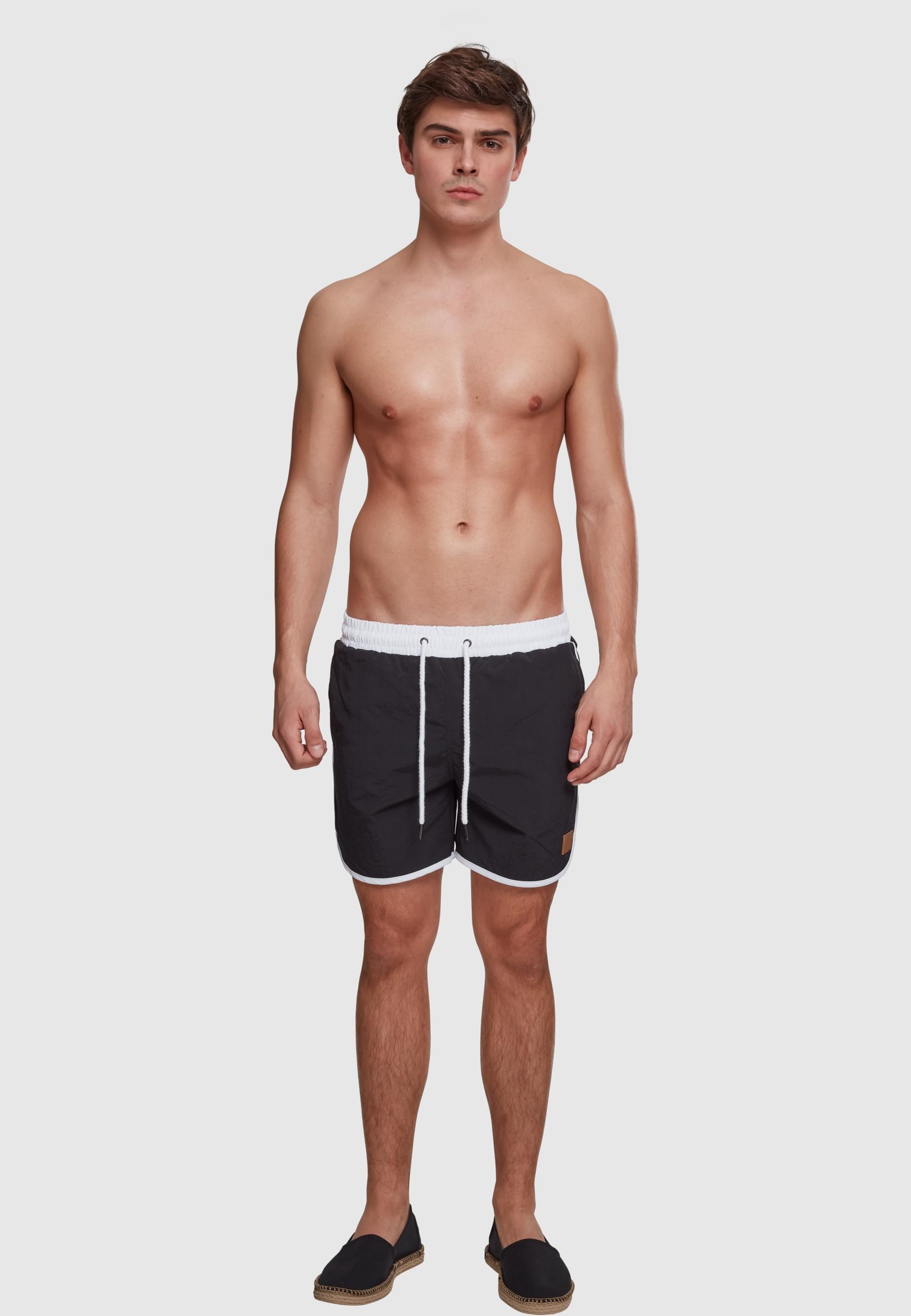 URBAN CLASSICS Badeshorts »Urban Classics Herren Retro Swimshorts«