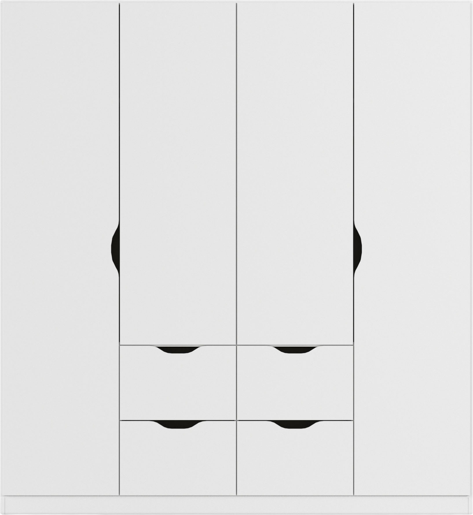 rauch Kleiderschrank "Freiham" mit Griffmulden und Schubkästen günstig online kaufen