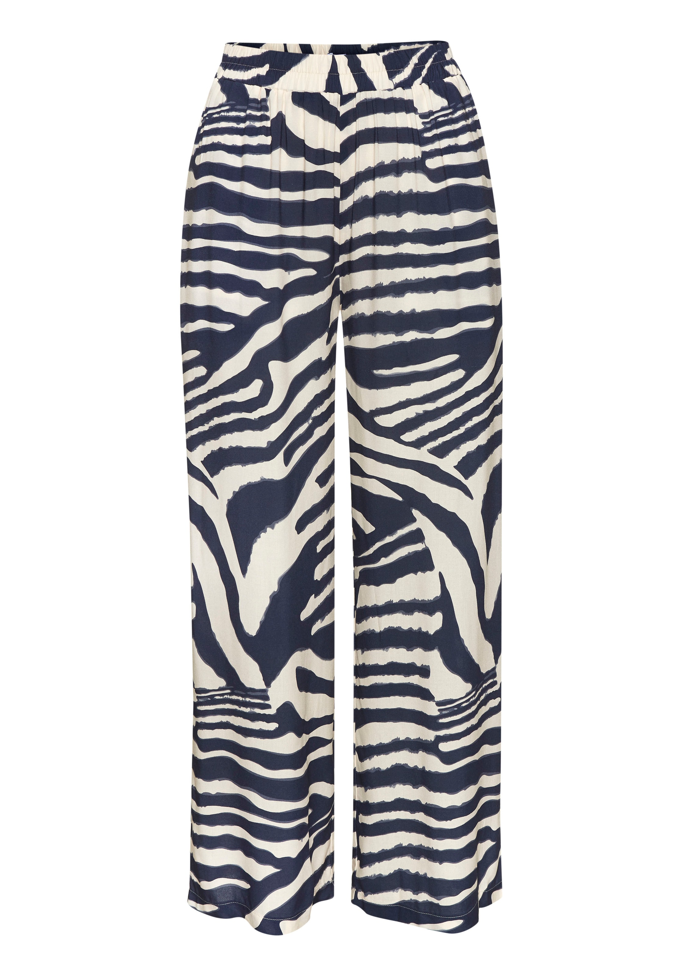 LASCANA Palazzohose mit Animalprint, Schlupfhose, Wide-Leg, günstig online kaufen