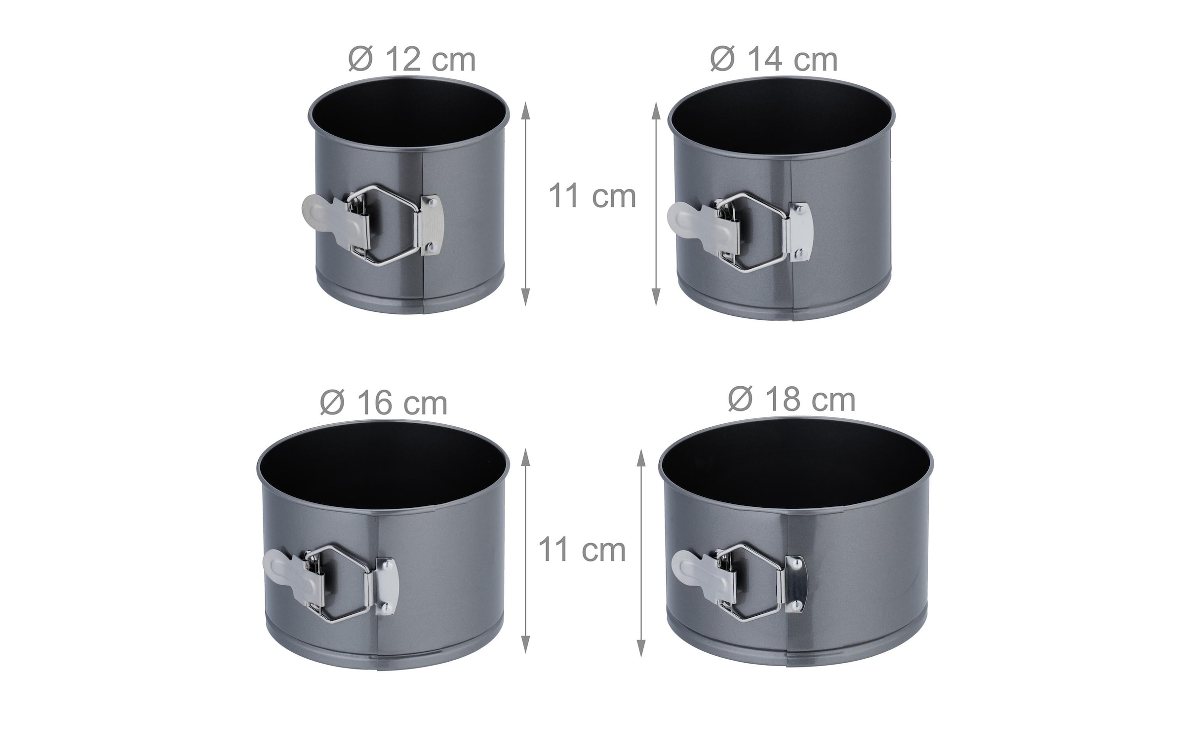 relaxdays Springform »12 cm/14 cm/16 cm/18 cm«