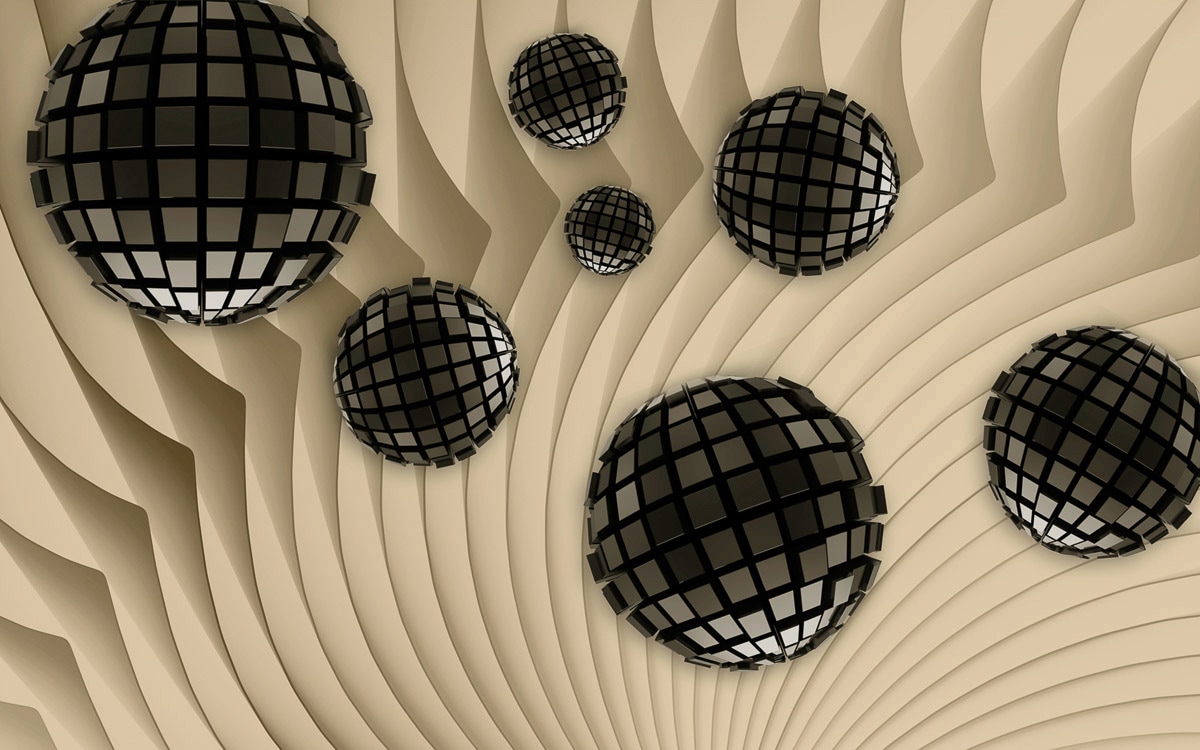 Papermoon Fototapete "Abstrakt 3D Effekt" günstig online kaufen