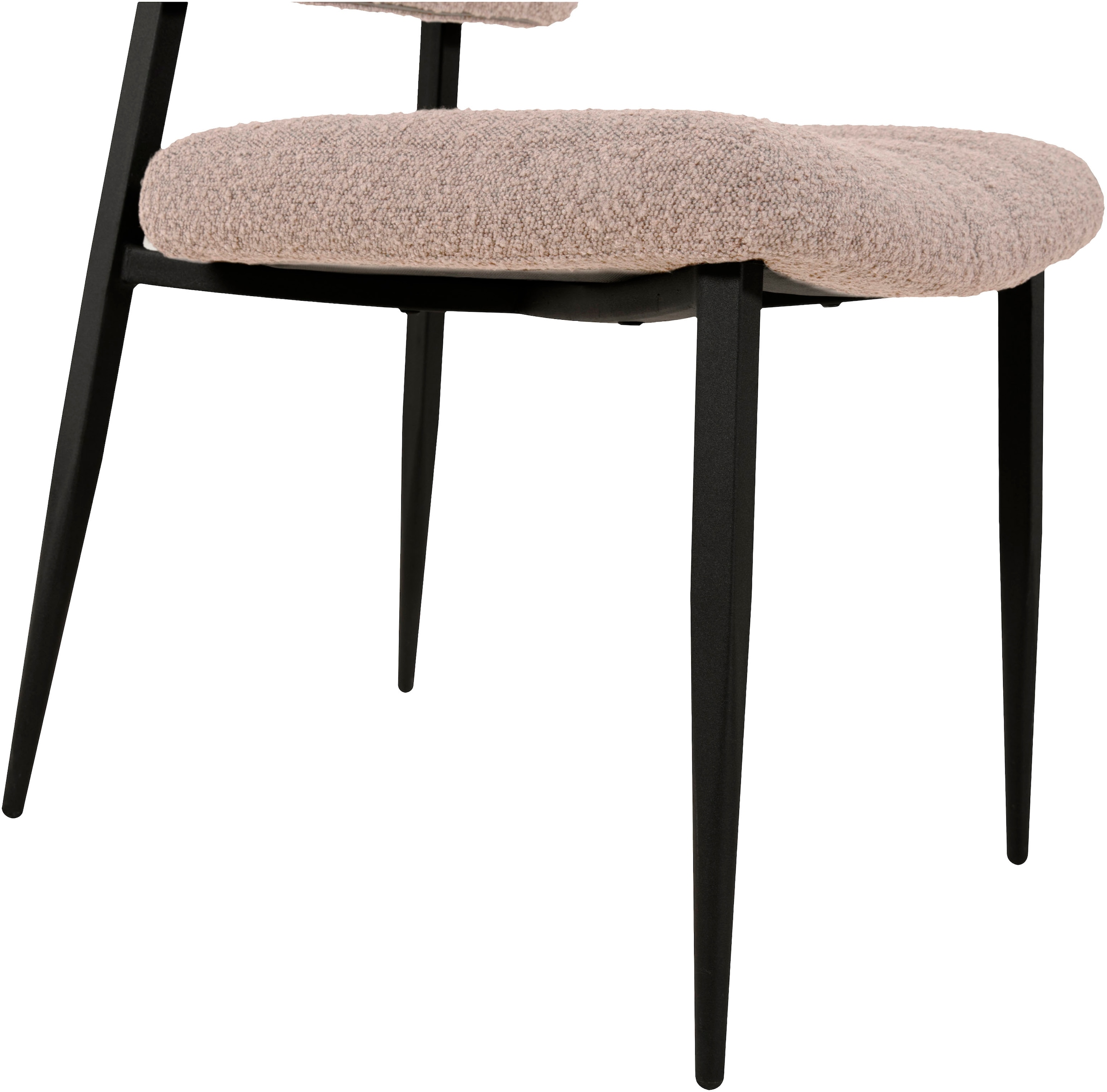 OMG Design Esszimmerstuhl »Dirk«, (Set), 2 St., Stoff, moderner Boucle Bezug, bequem gepolstert