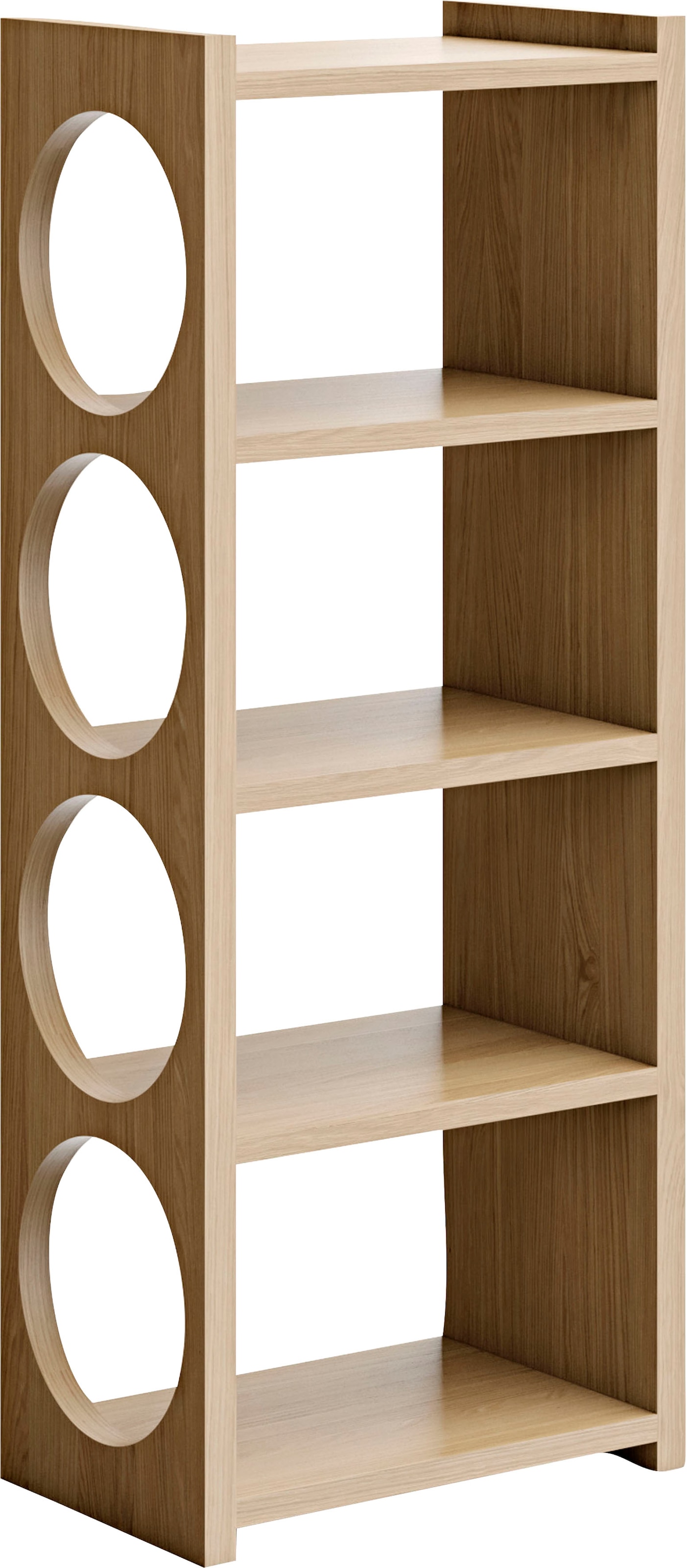 Woodman Bücherregal »Bau«, Höhe 160cm, Eiche bestellen BAUR | aus Holzfurnier