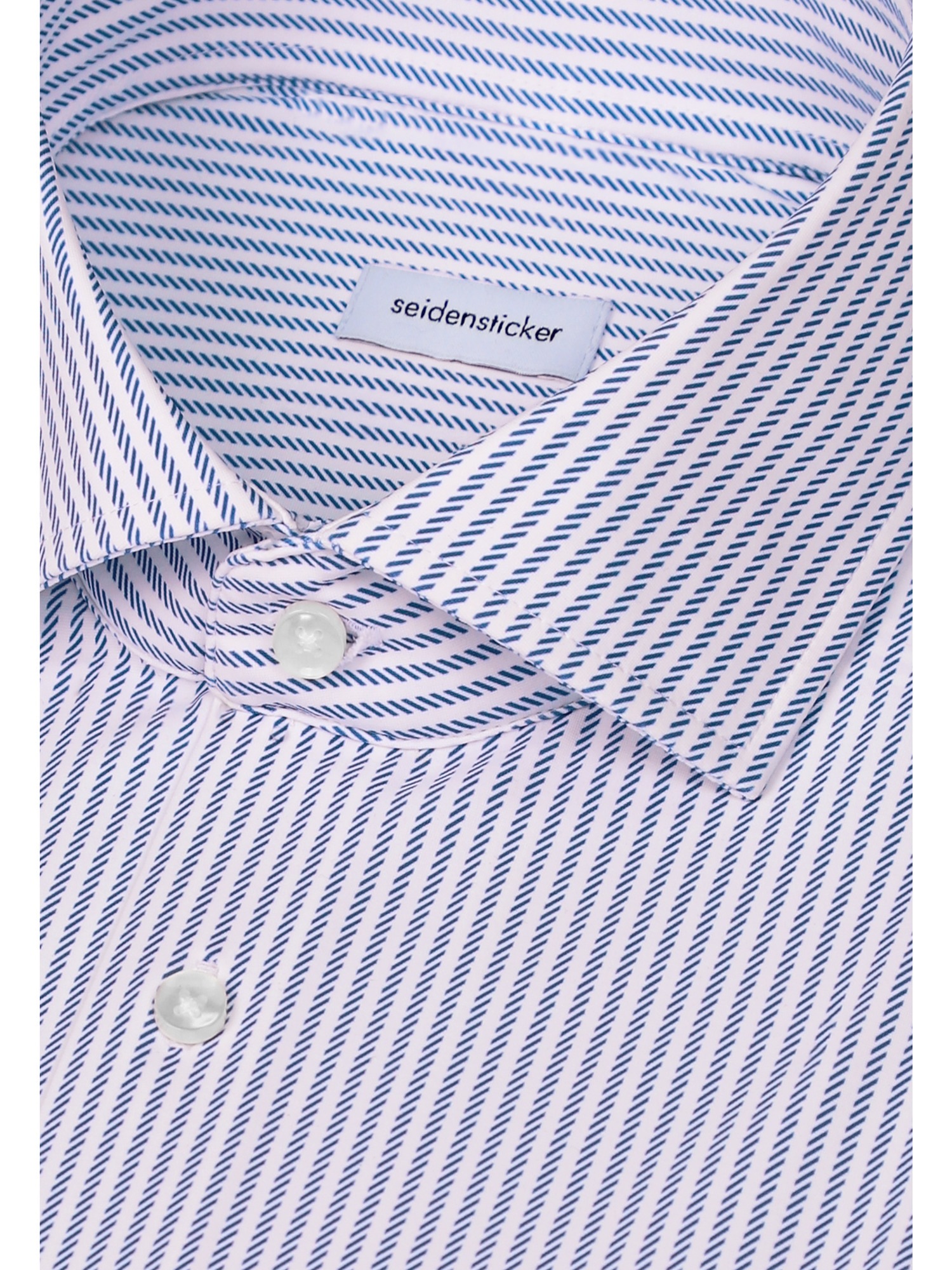 seidensticker Businesshemd »Schwarze Rose« Comfort 1/1 Kentkragen Druck