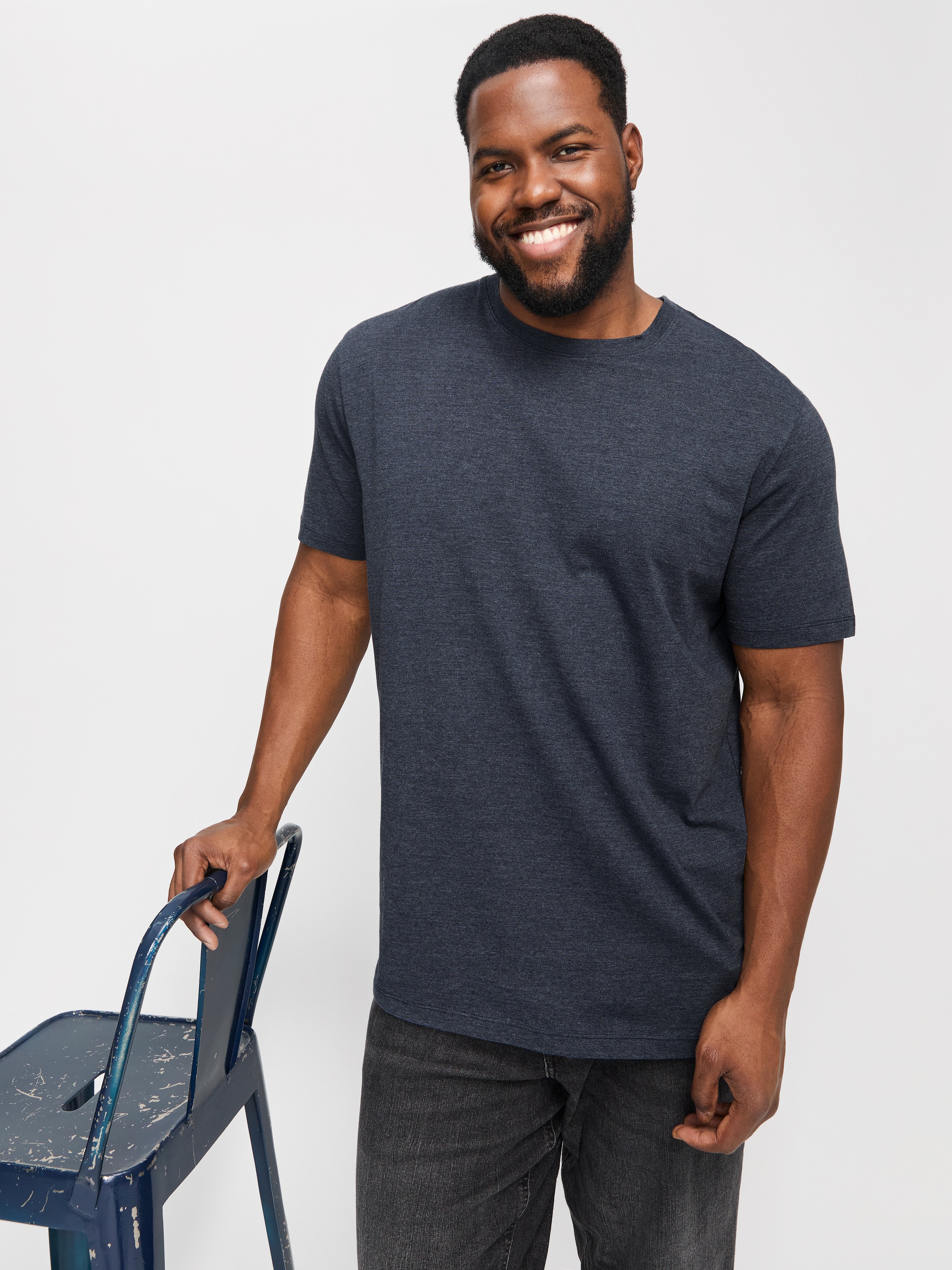 Jack & Jones PlusSize Rundhalsshirt »JJEORGANIC MEL TEE SS O-NECK NOOS PLS«
