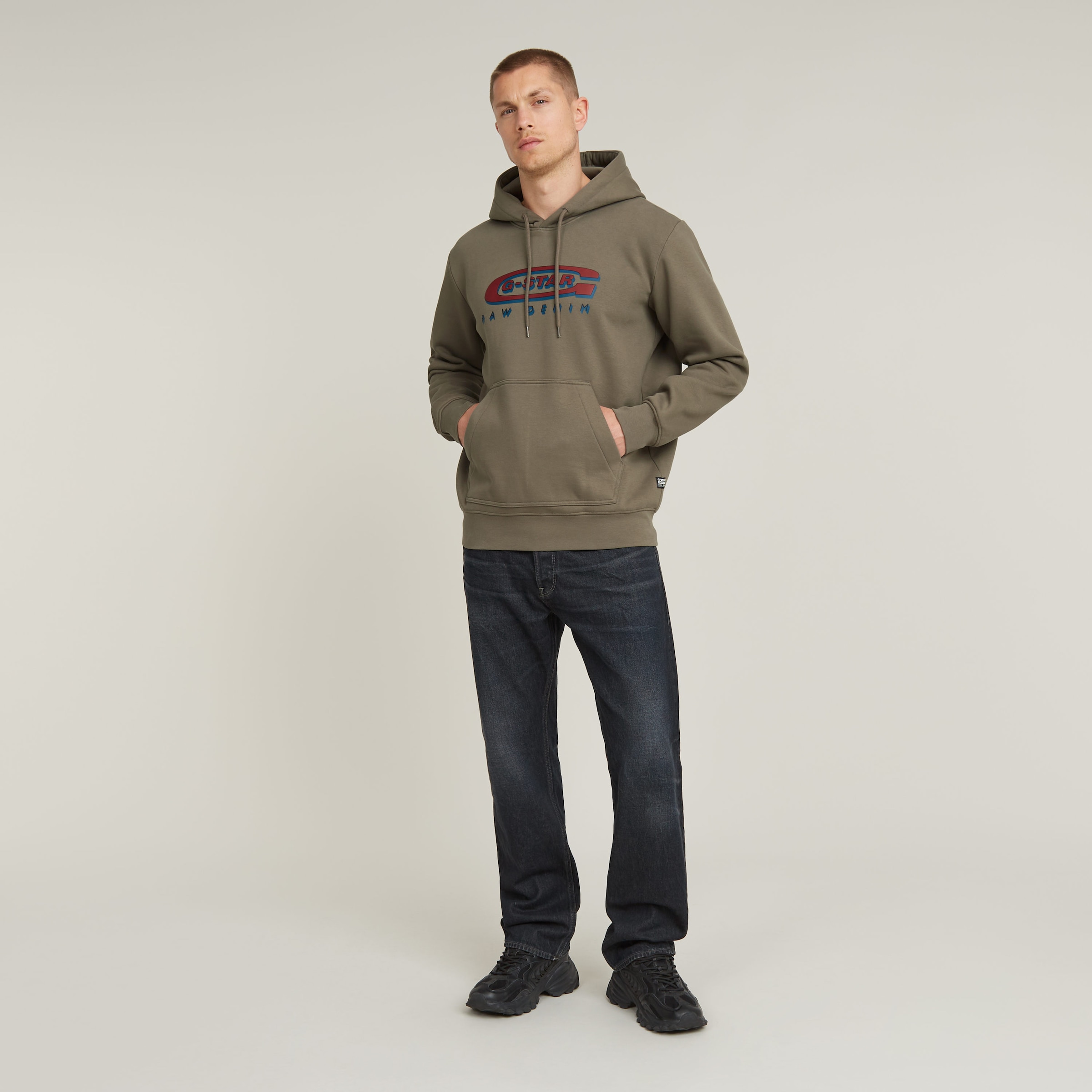 G-STAR Hoodie »Old Skool Logo«