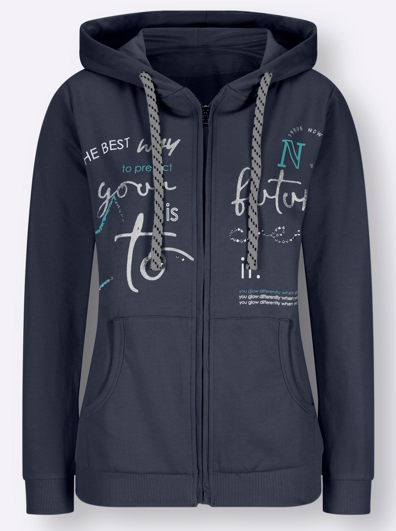 Inspirationen Shirtjacke »Sweatjacke«, (1 tlg.)