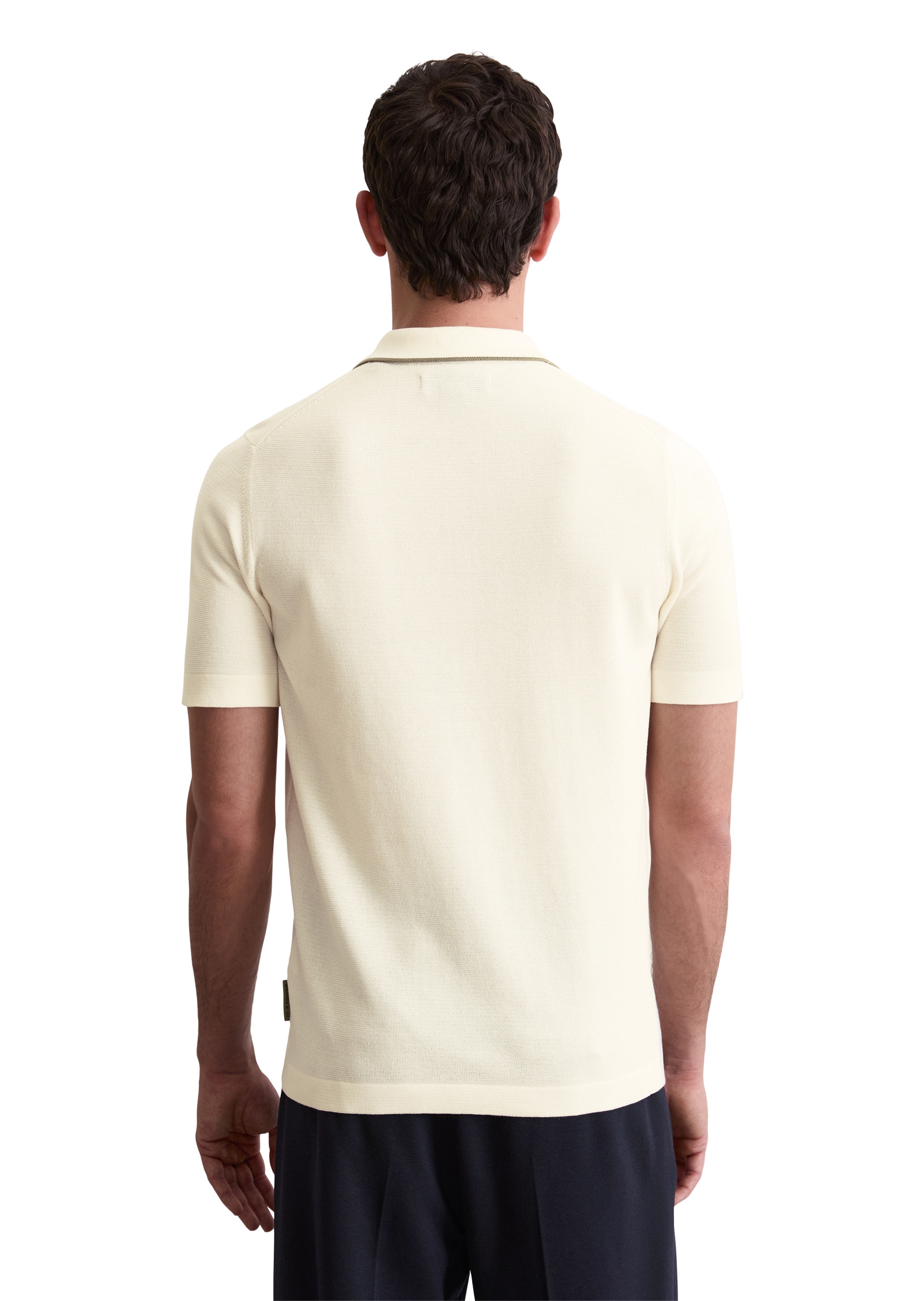 Marc O'Polo Kurzarmpullover »aus reiner Bio-Baumwolle«