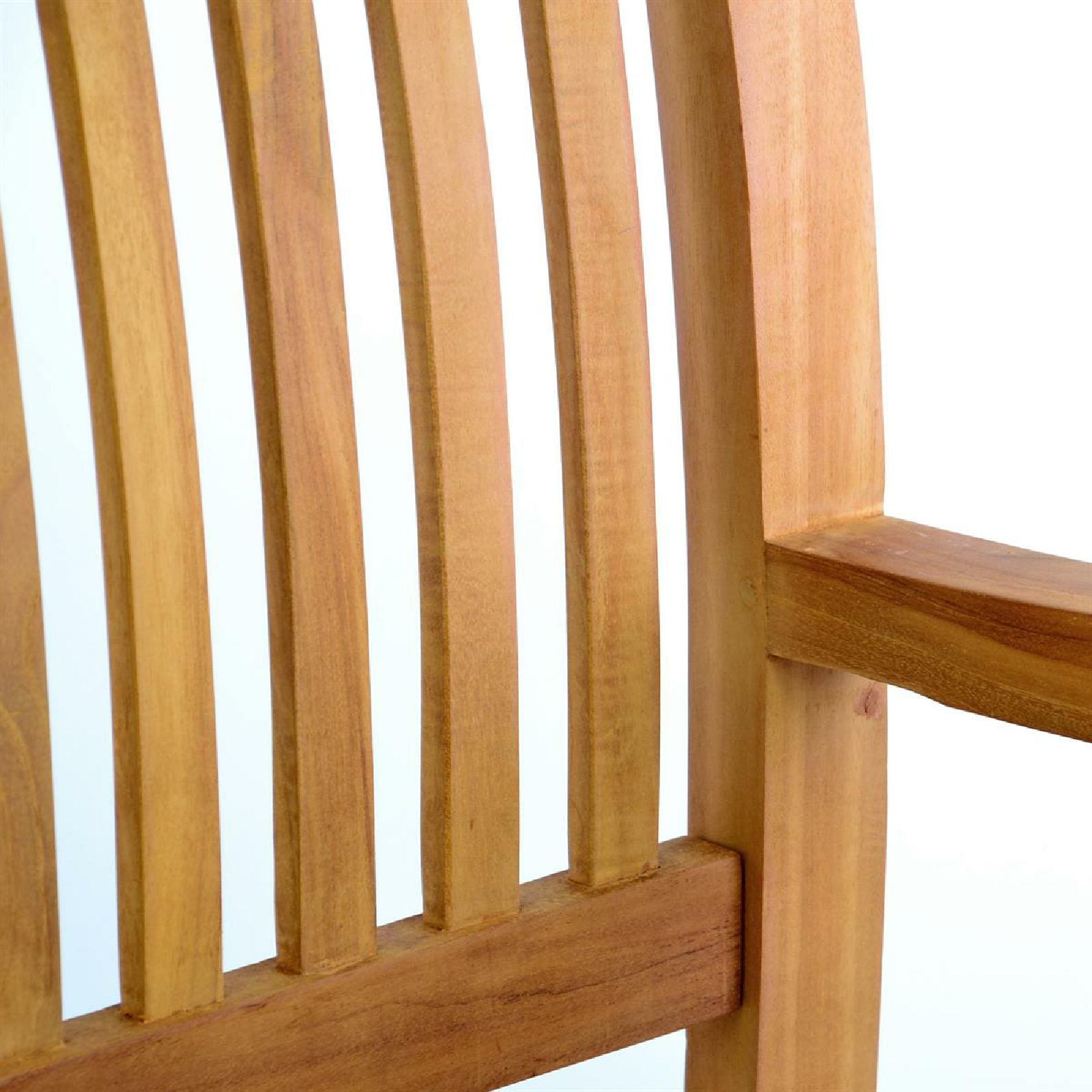 VCM Gartenstuhl »4er Sitzbank Gartenbank Landhausstil Teak Holz« () 1 Stk.