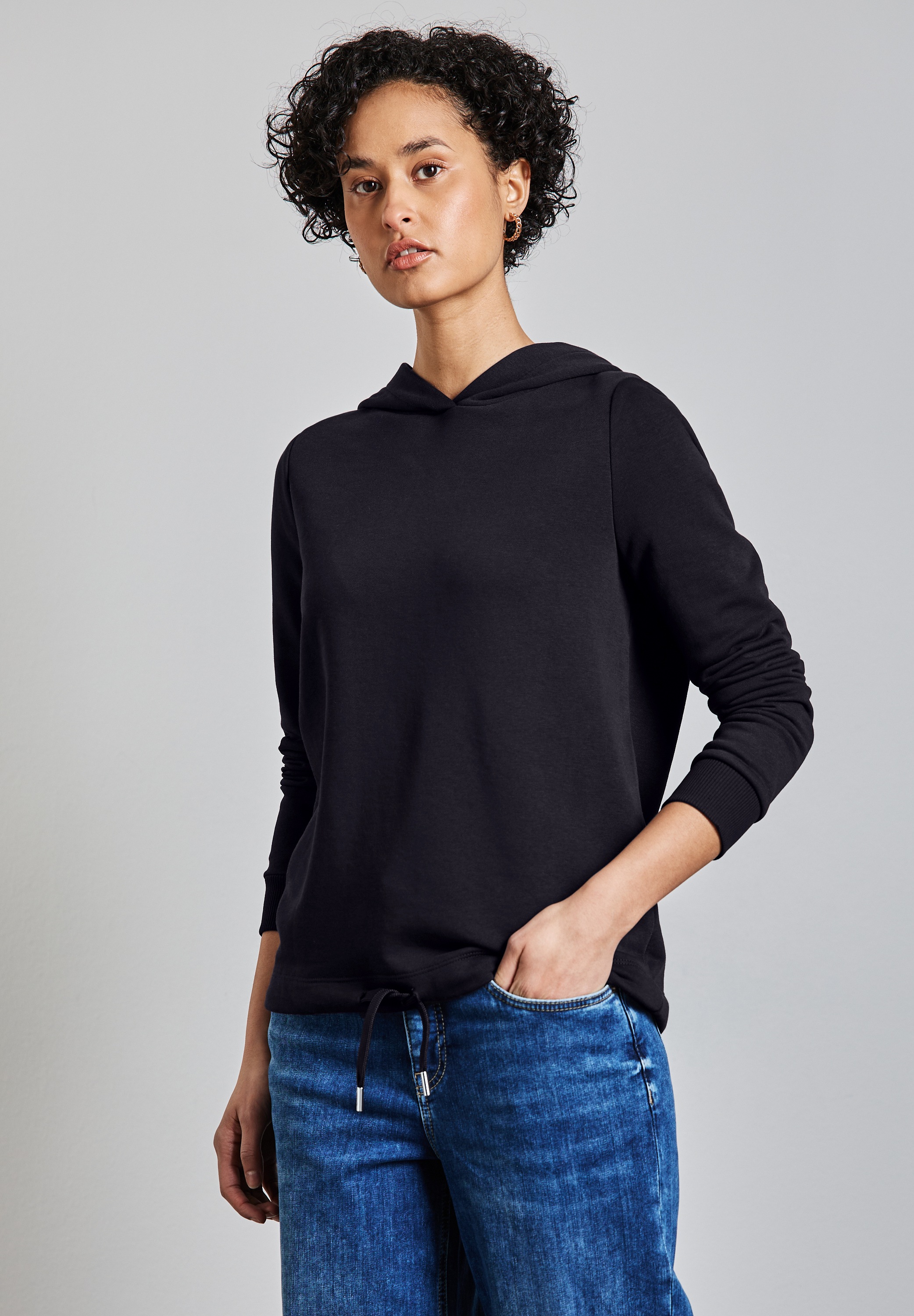 STREET ONE Hoodie, im soften Baumwoll-Mix günstig online kaufen