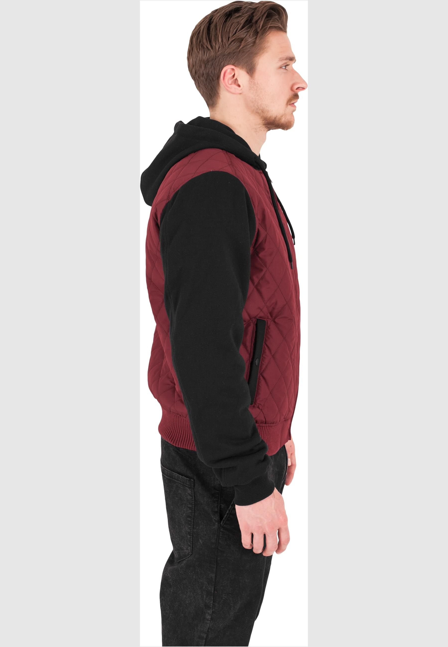 URBAN CLASSICS Allwetterjacke »Urban Classics Herren Hooded Diamond Quilt Nylon Jacket«, (1 St.), mit Kapuze