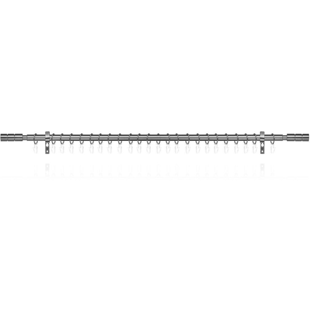 LICHTBLICK ORIGINAL Gardinenstange »Gardinenstange Zylinder, 20 mm, ausziehbar, 1 läufig 130 - 240 cm«, 1 läufig-läufig, ausziehbar