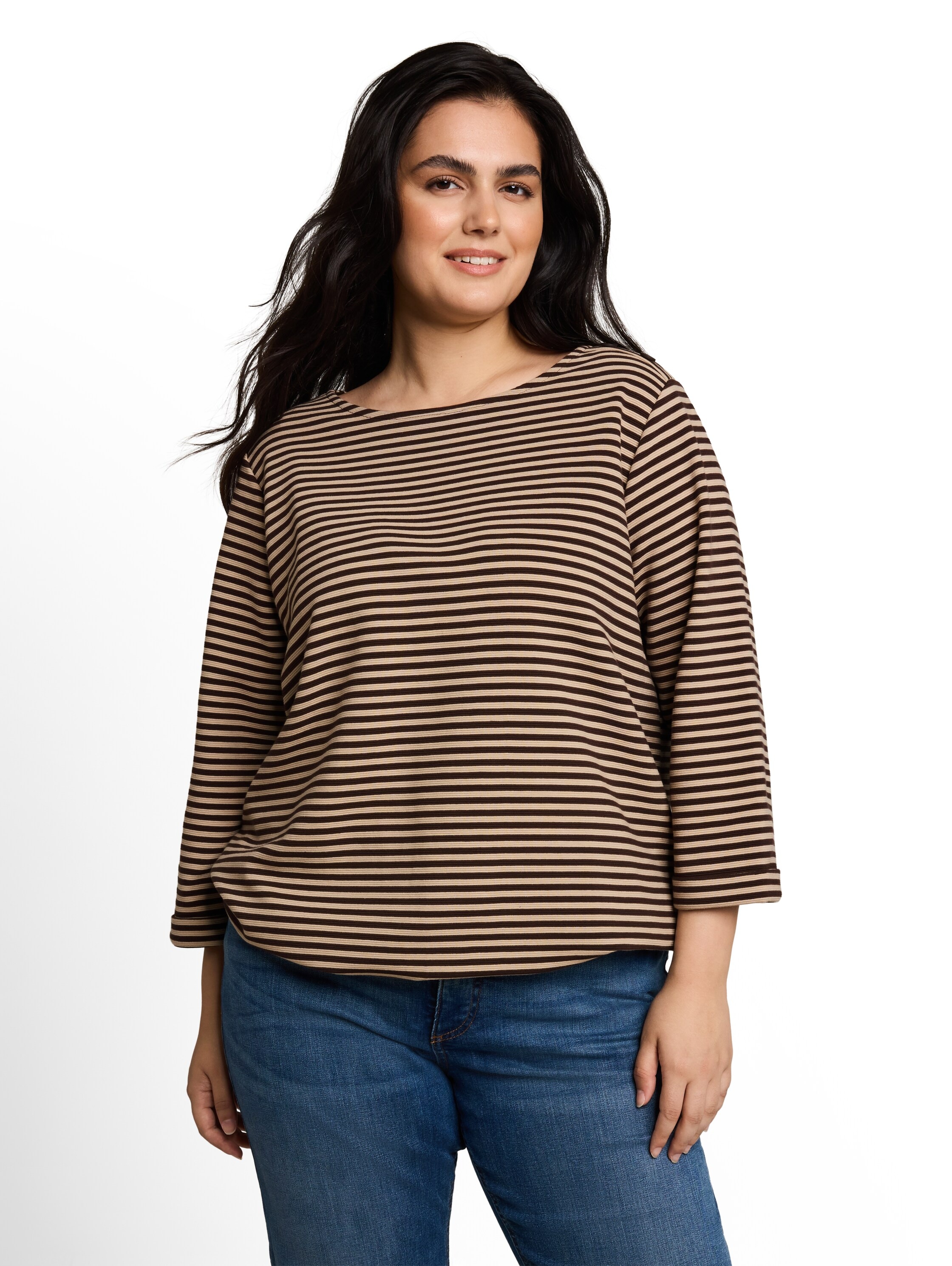 TOM TAILOR PLUS T-Shirt "TTP T-Shirt" mit Streifen Muster
