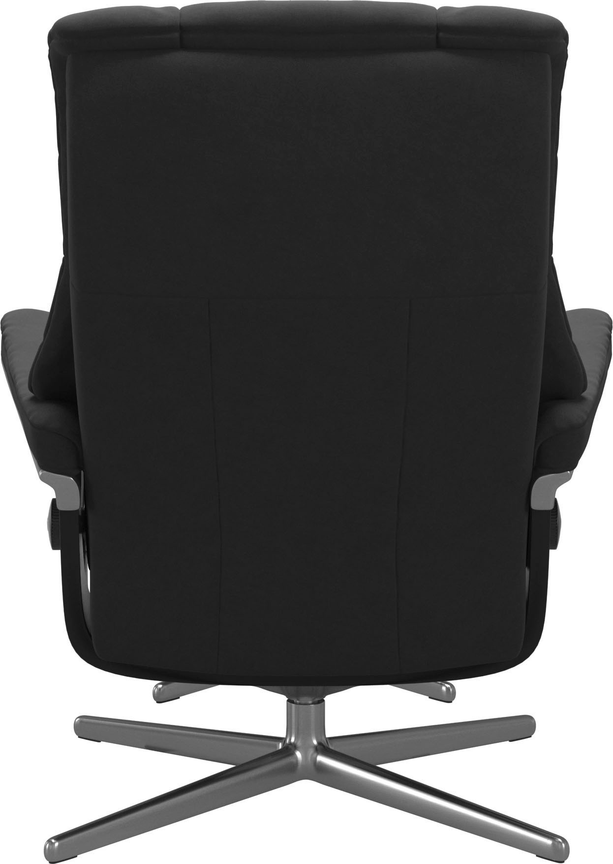 Thumbnail - Stressless Relaxsessel "Mayfair" Set, Relaxsessel mit Hocker, mit Hocker, mit Cross Base, Größe S, M & L, Holzakzent Sch...