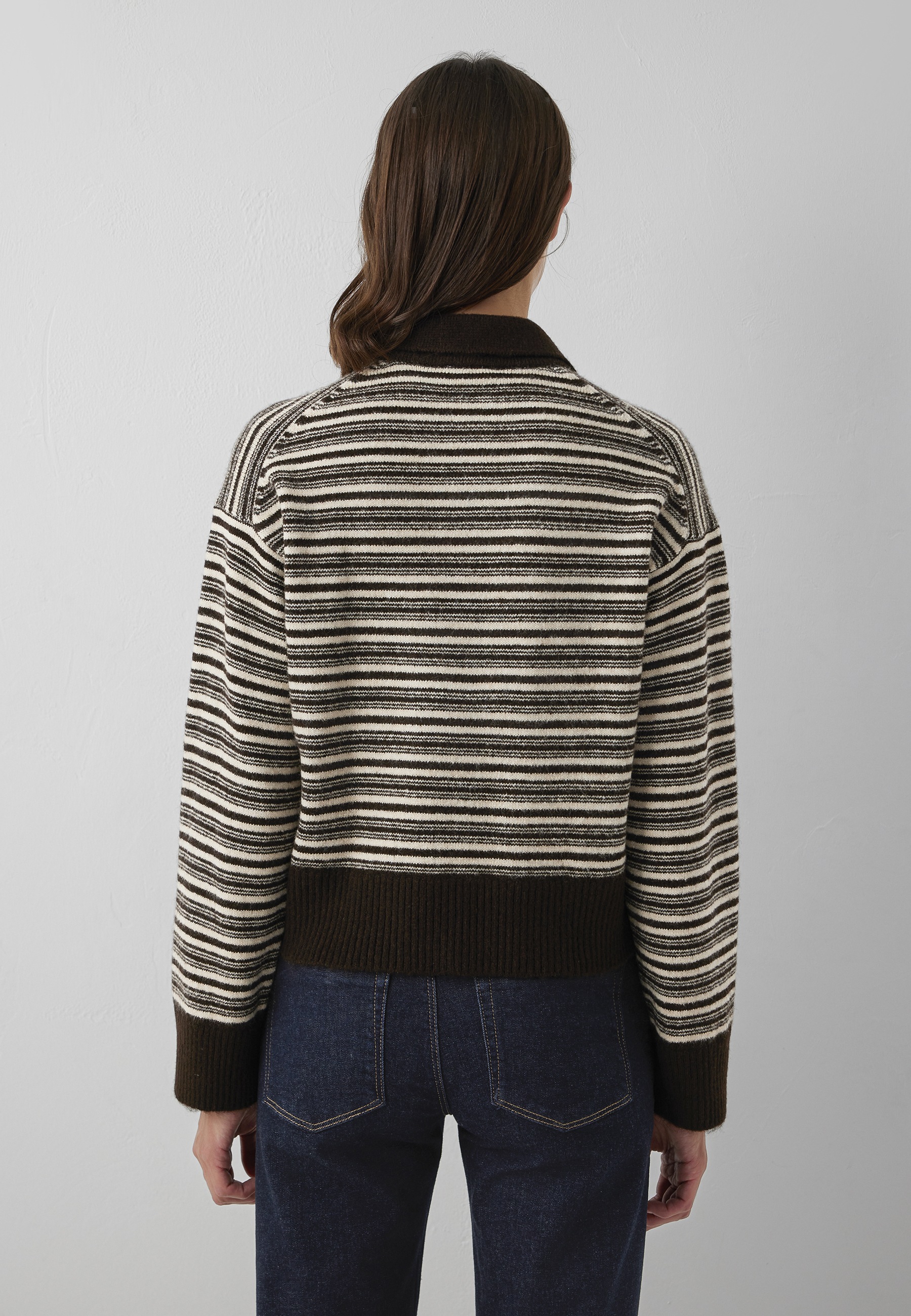 Mavi Polokragenpullover »POLO NECK TRICOT« Pullover Gestreift