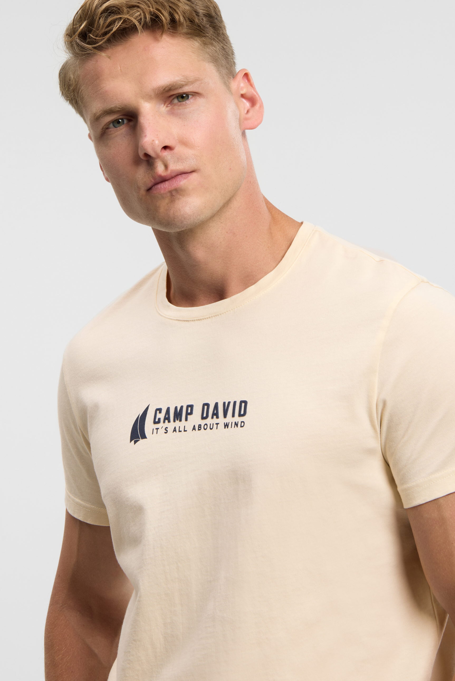CAMP DAVID Rundhalsshirt aus Baumwolle