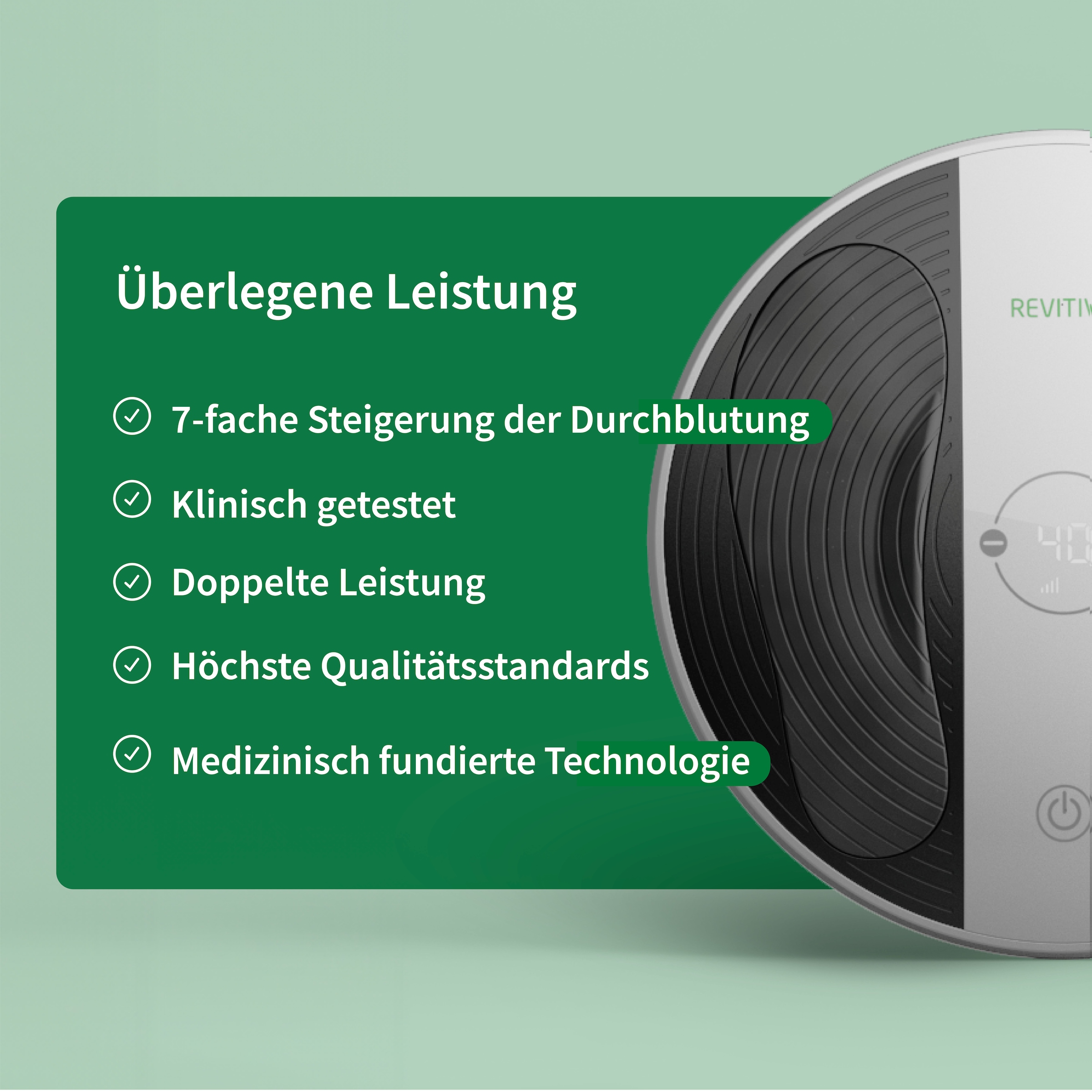 REVITIVE EMS-Gerät »Pro Health Durchblutungs-Stimulator« Lindert Schmerzen, Beschwerden, Schwellungen, Durchblutungsstörungen