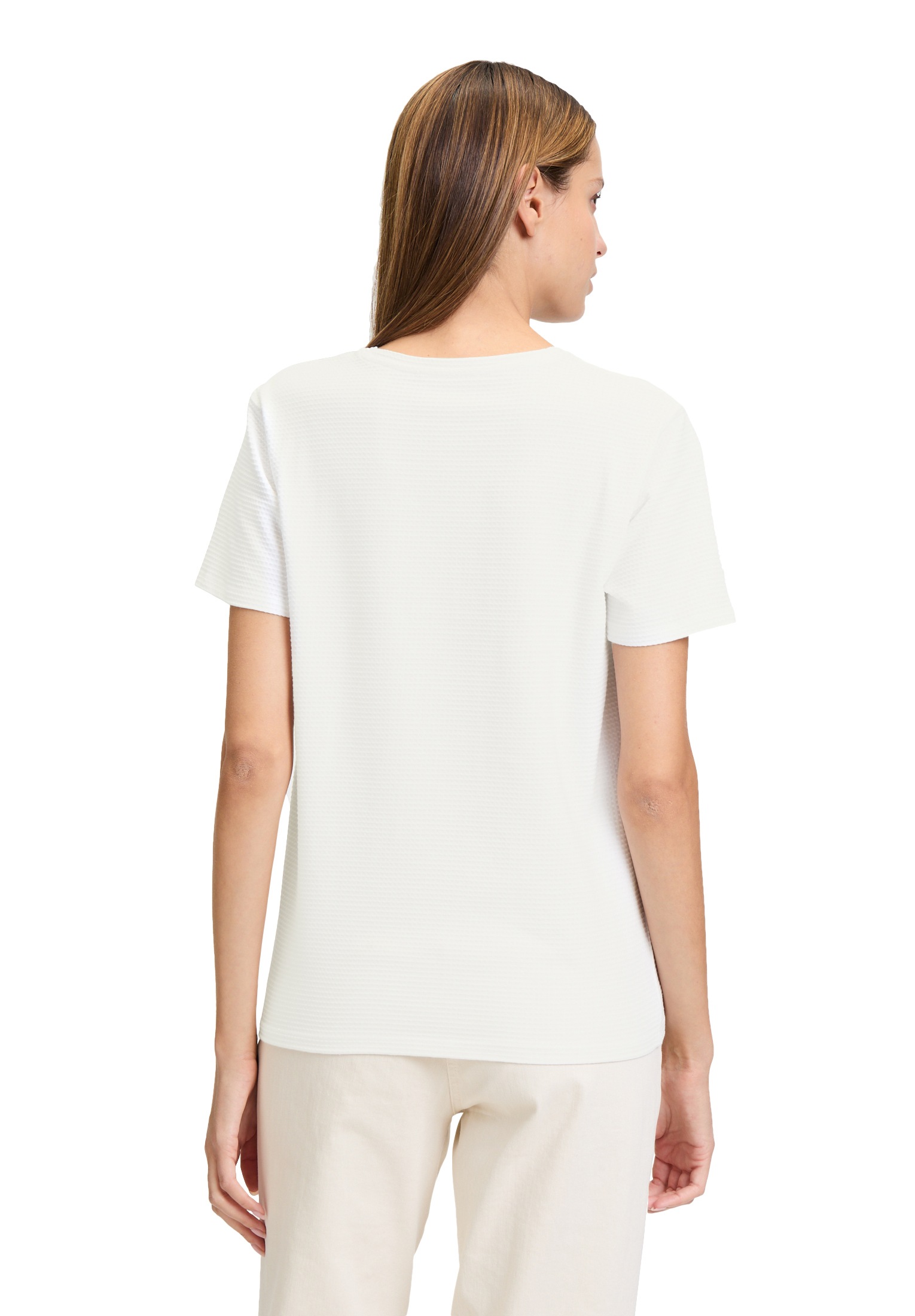 Betty Barclay Kurzarmshirt »Betty Barclay Damen Basic Shirt mit Struktur«, (1 tlg.), Material