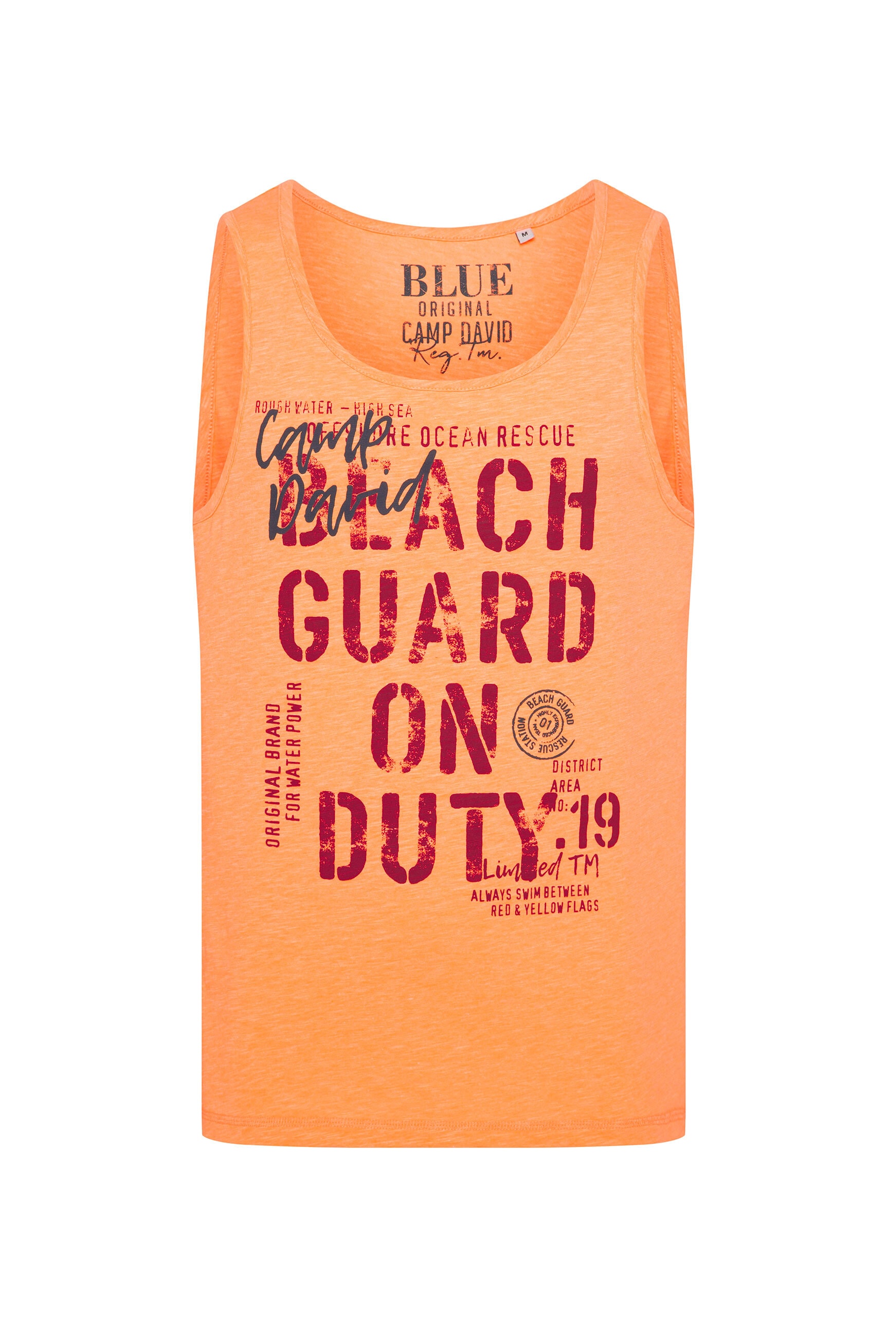 CAMP DAVID Tanktop, mit Baumwolle