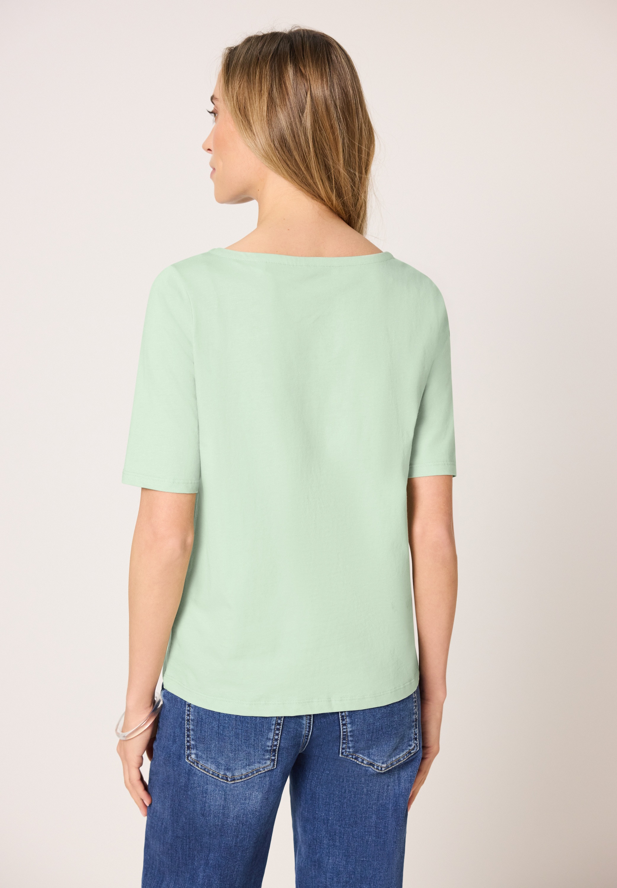 STREET ONE T-Shirt aus reiner Baumwolle