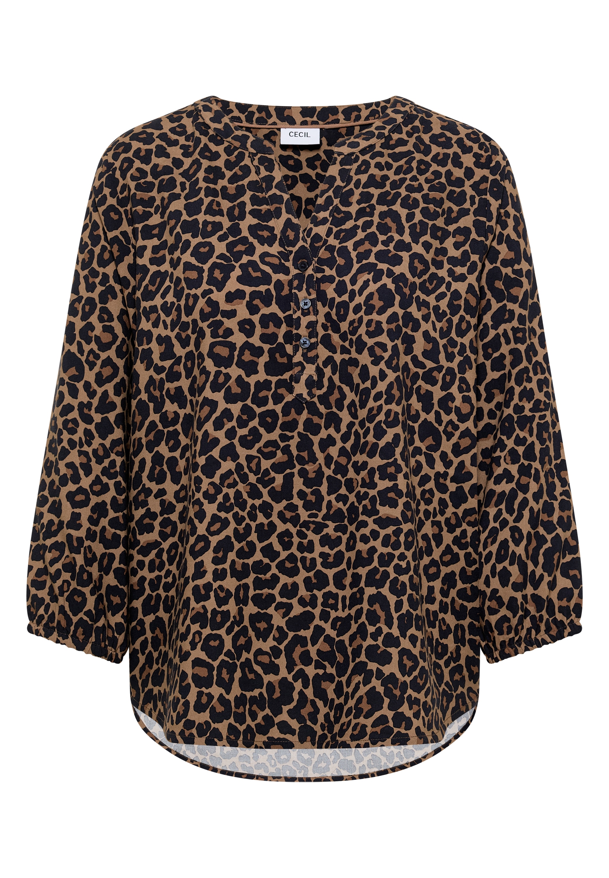 Cecil Hemdbluse mit Leomuster