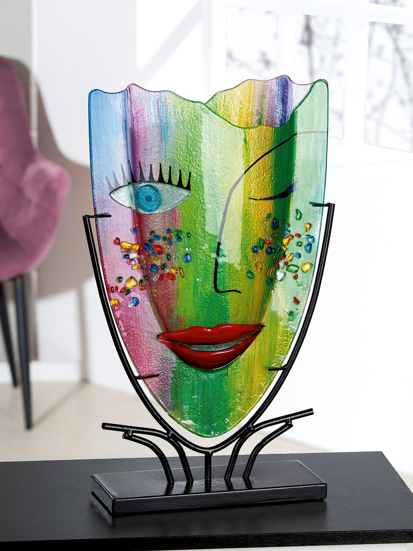 Casablanca by Gilde Dekovase »Amour« Vase aus Glas