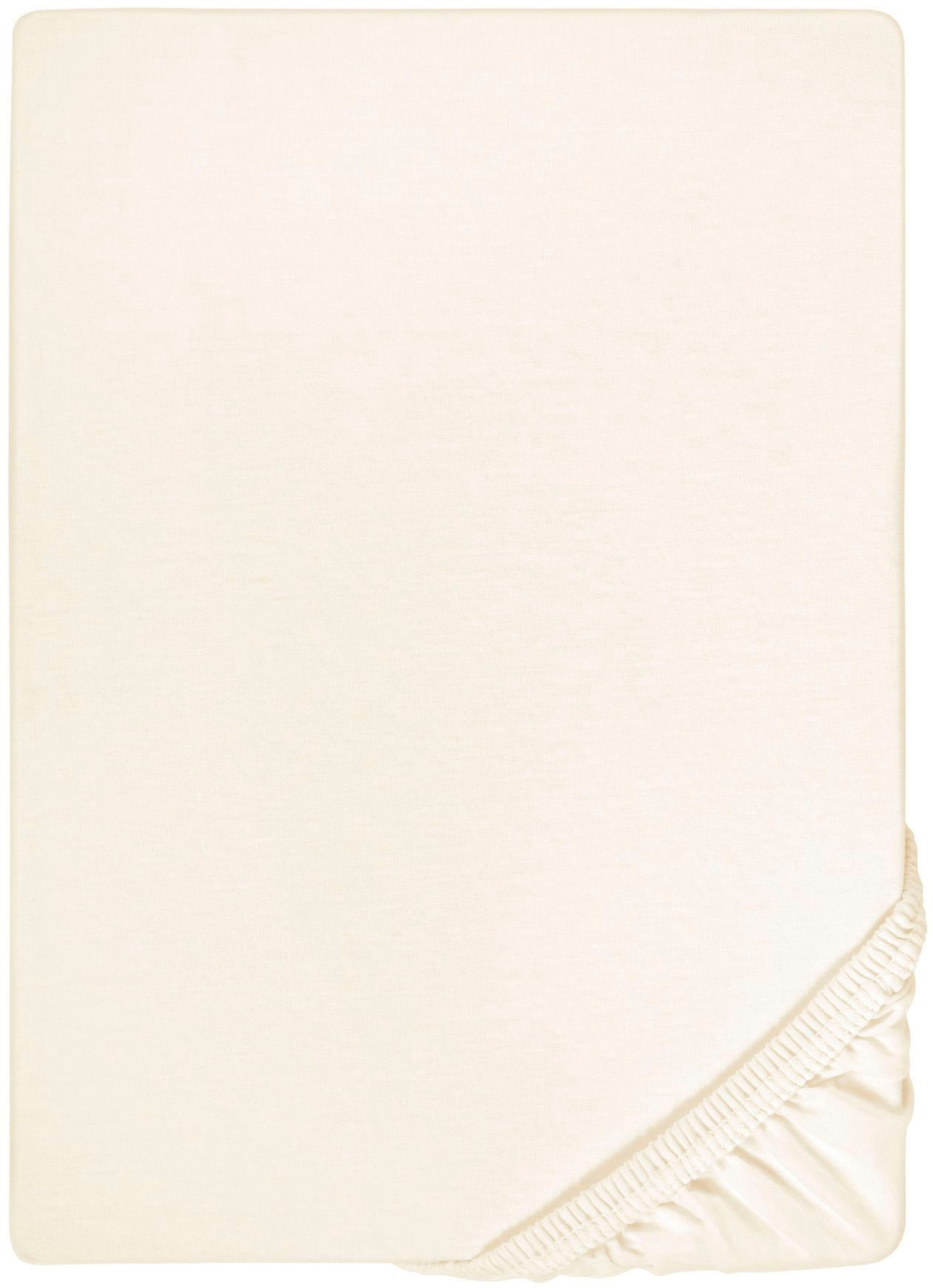 Biberna Spannbettlaken »Marc in Gr. 90x200, 140x200 oder 180x200 cm«, (1 St.), aus Baumwolle, für Matratzen bis 22 cm Höhe, Bettlaken, Spannbetttuch