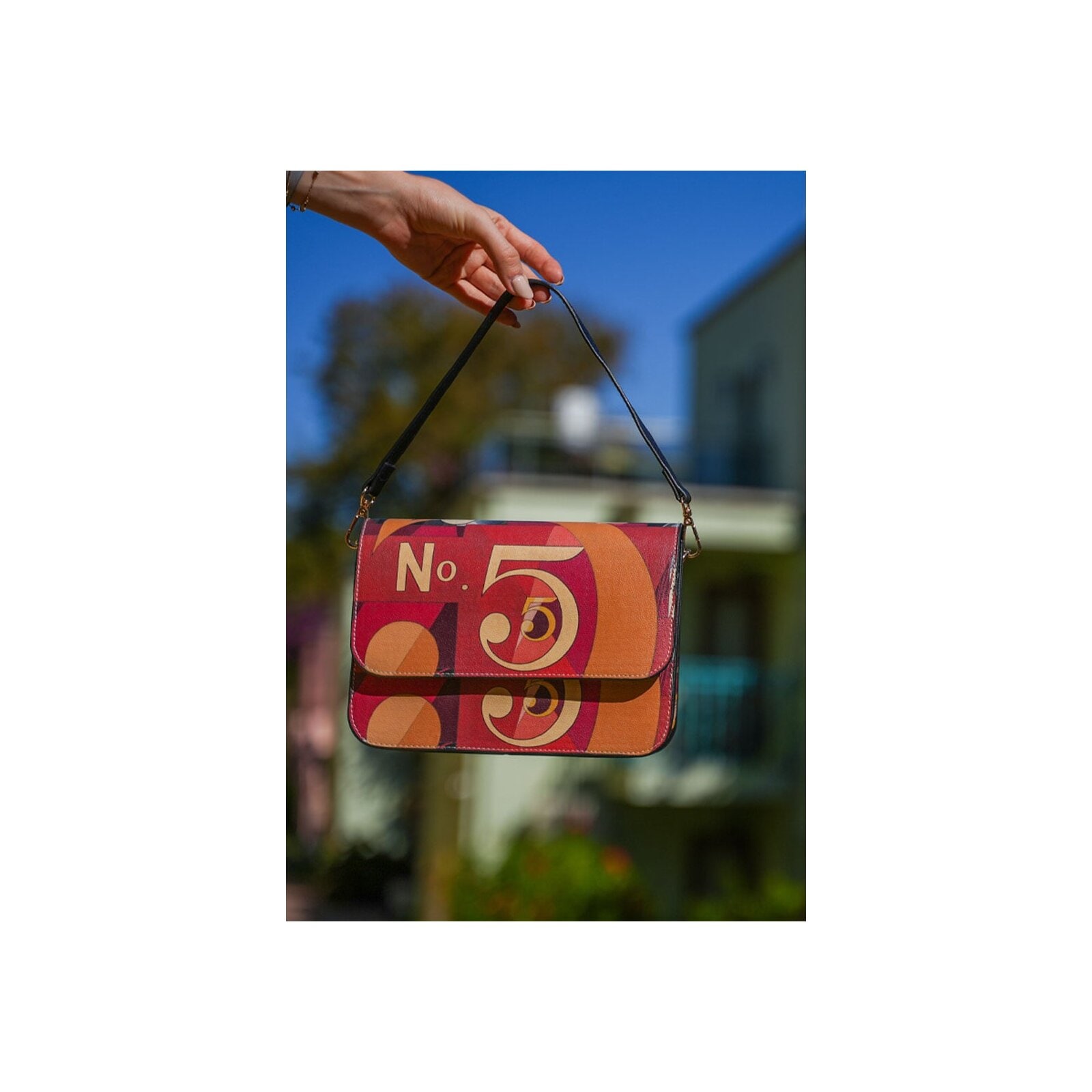 DOGO Handtasche »Y-Generation Abendtasche No Five Damen Umhängetasche«, Handgefertigt