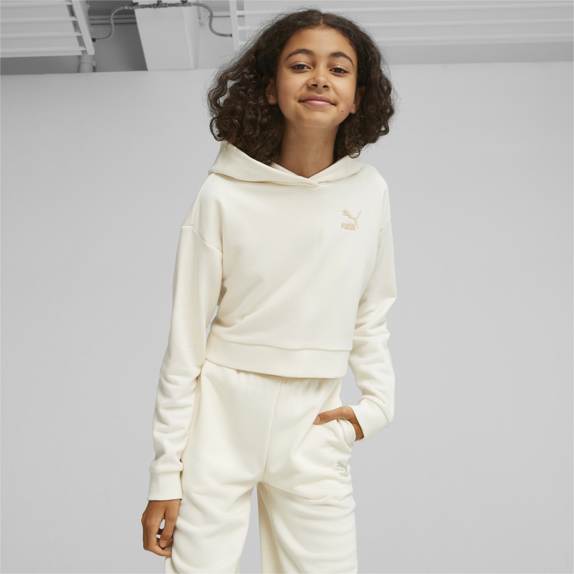 PUMA Sweatshirt »Classics Hoodie Mädchen«