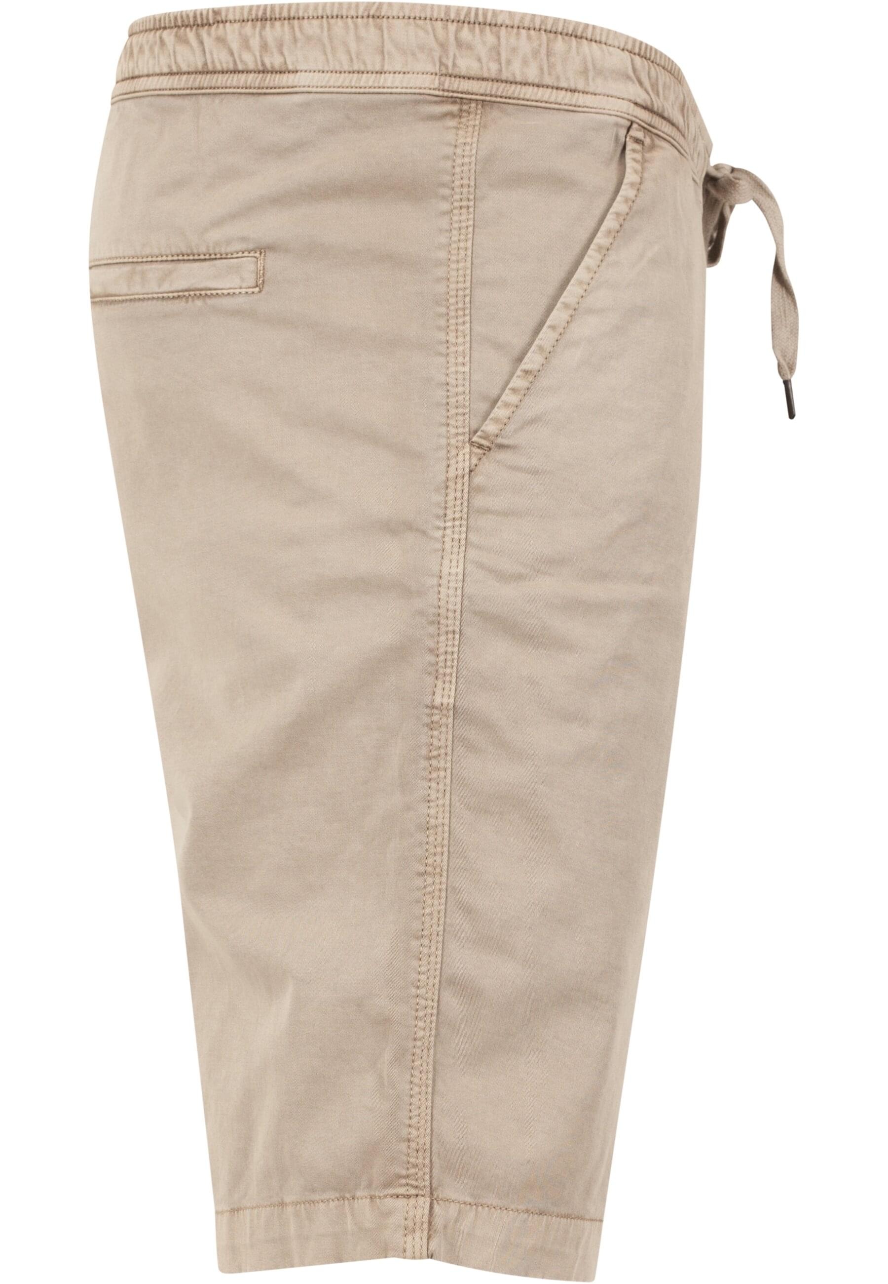 URBAN CLASSICS Stoffhose »Urban Classics Herren Stretch Twill Joggshorts«, (1 tlg.)