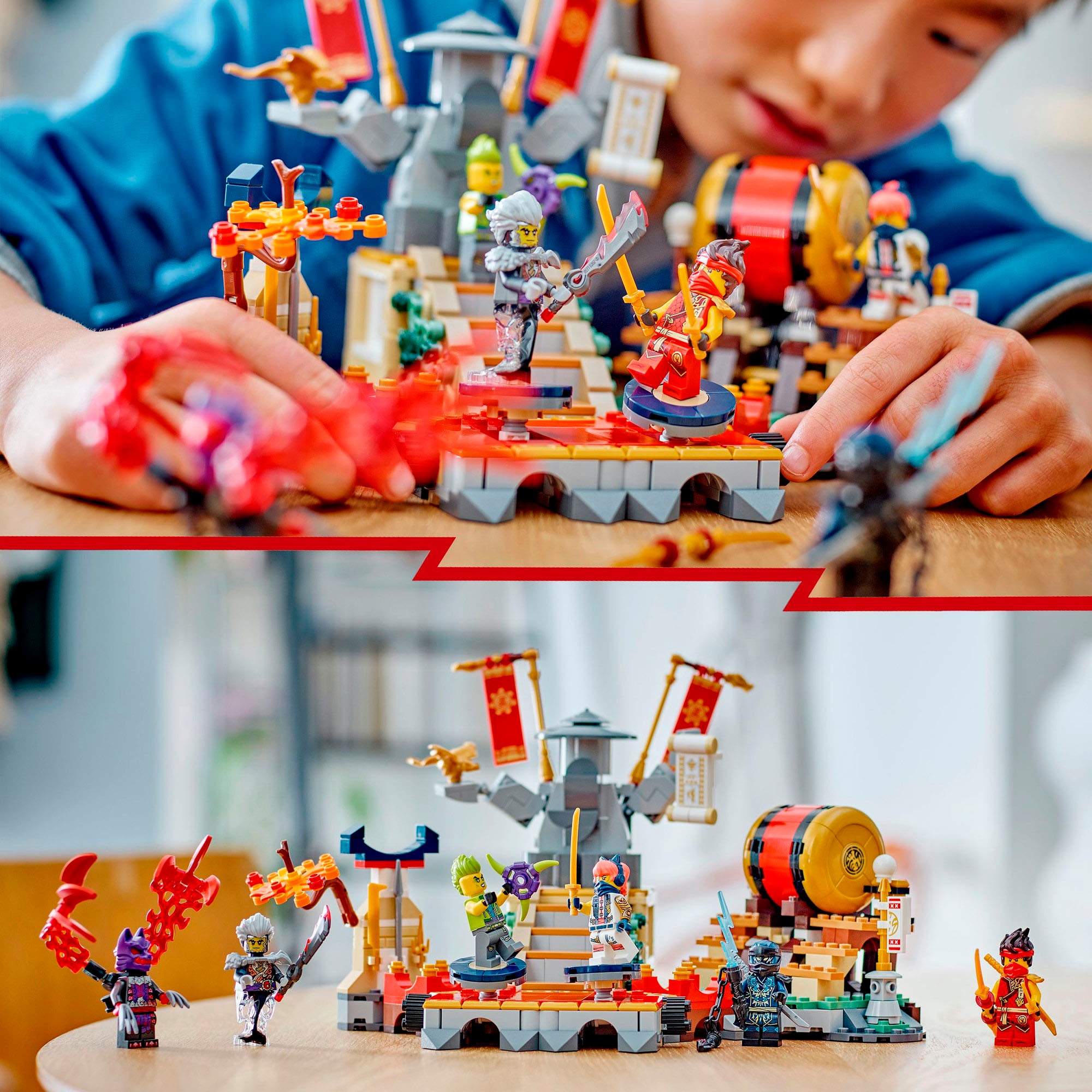 LEGO® Konstruktionsspielsteine »Turnier-Arena (71818), LEGO Ninjago«, (659 St.), Made in Europe