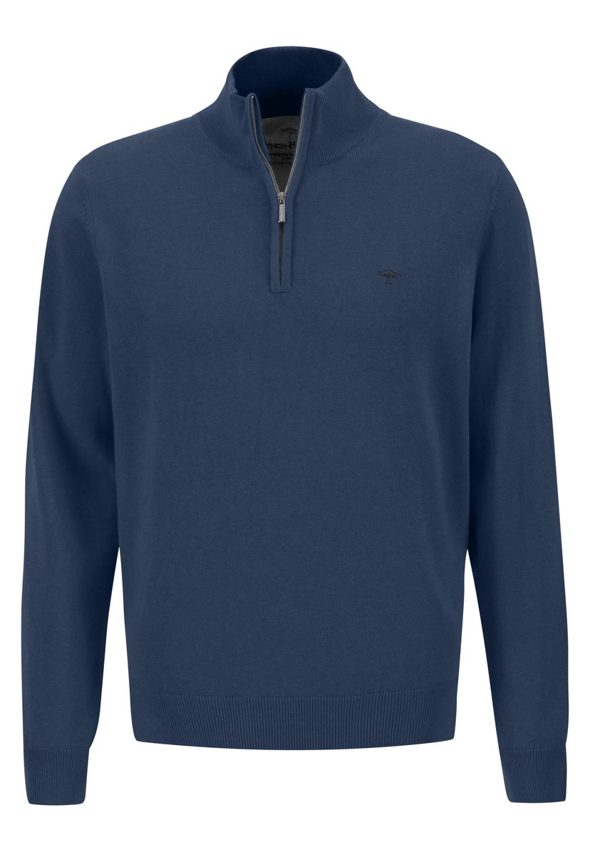 FYNCH-HATTON Strickpullover »FYNCH-HATTON Langarmpullover«, (1 tlg.), mit  Logostickerei ▷ für | BAUR