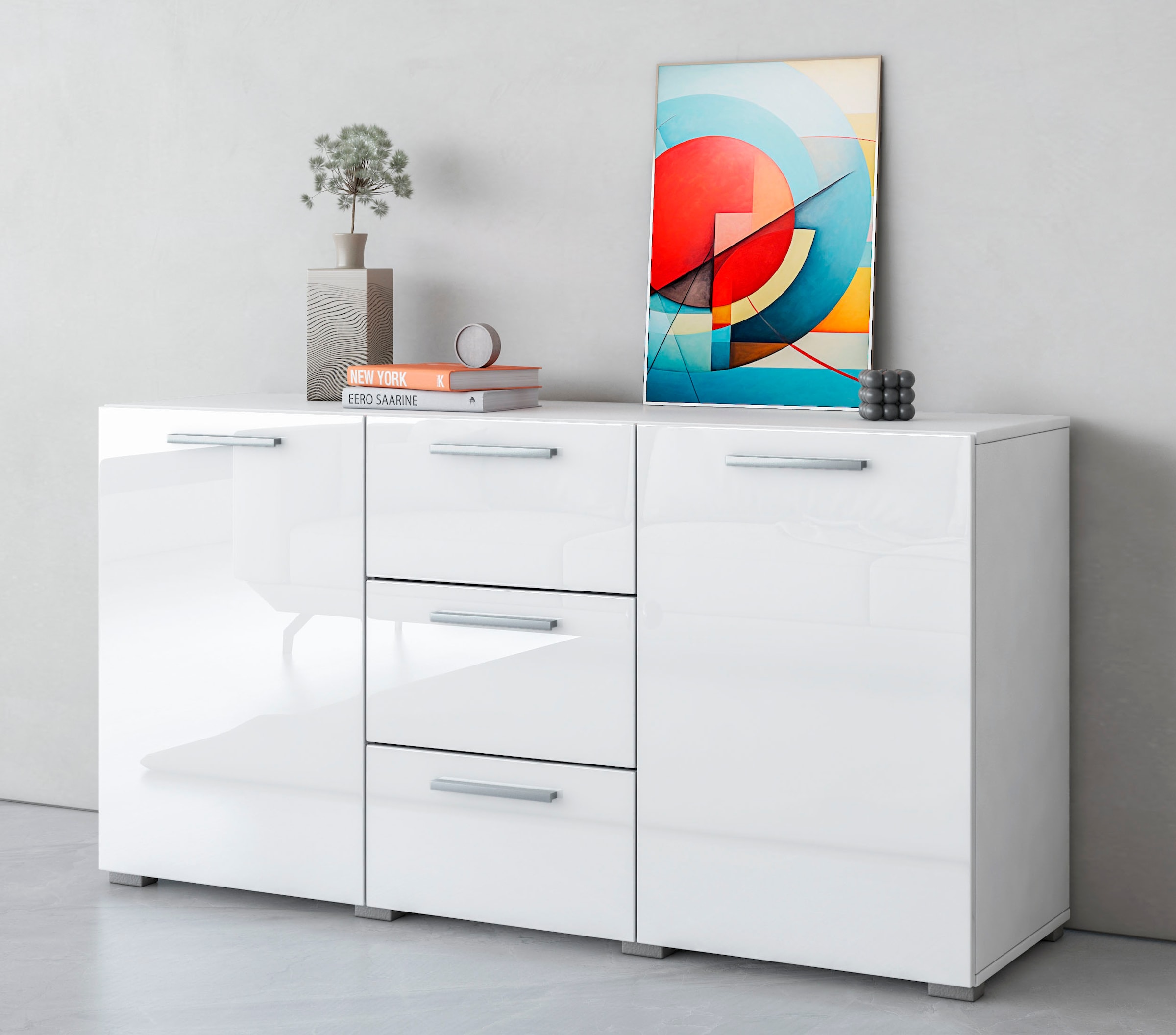 Helvetia Sideboard »Sarah«, Breite 132 cm