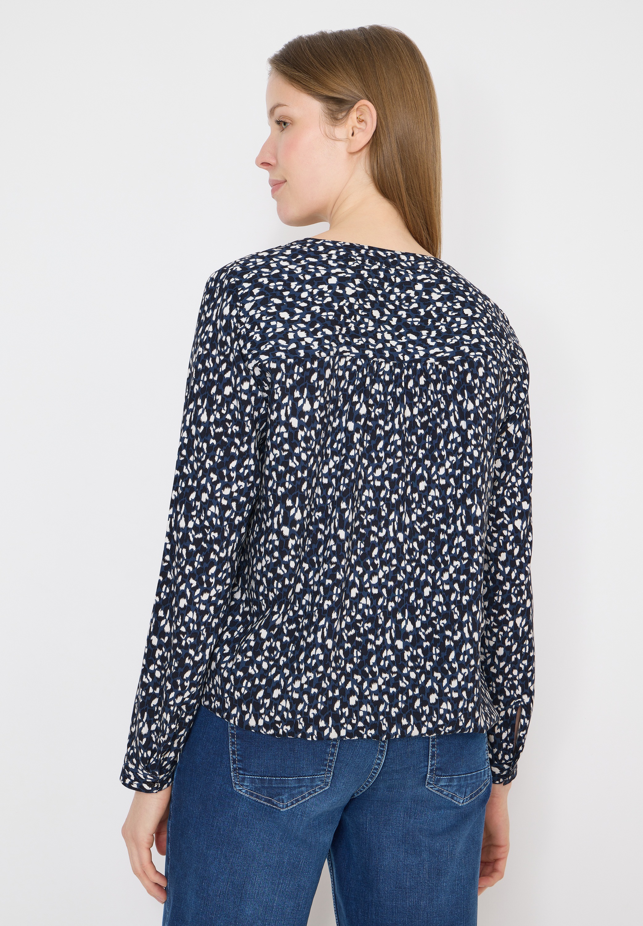 Cecil Langarmbluse aus softer Viskose günstig online kaufen