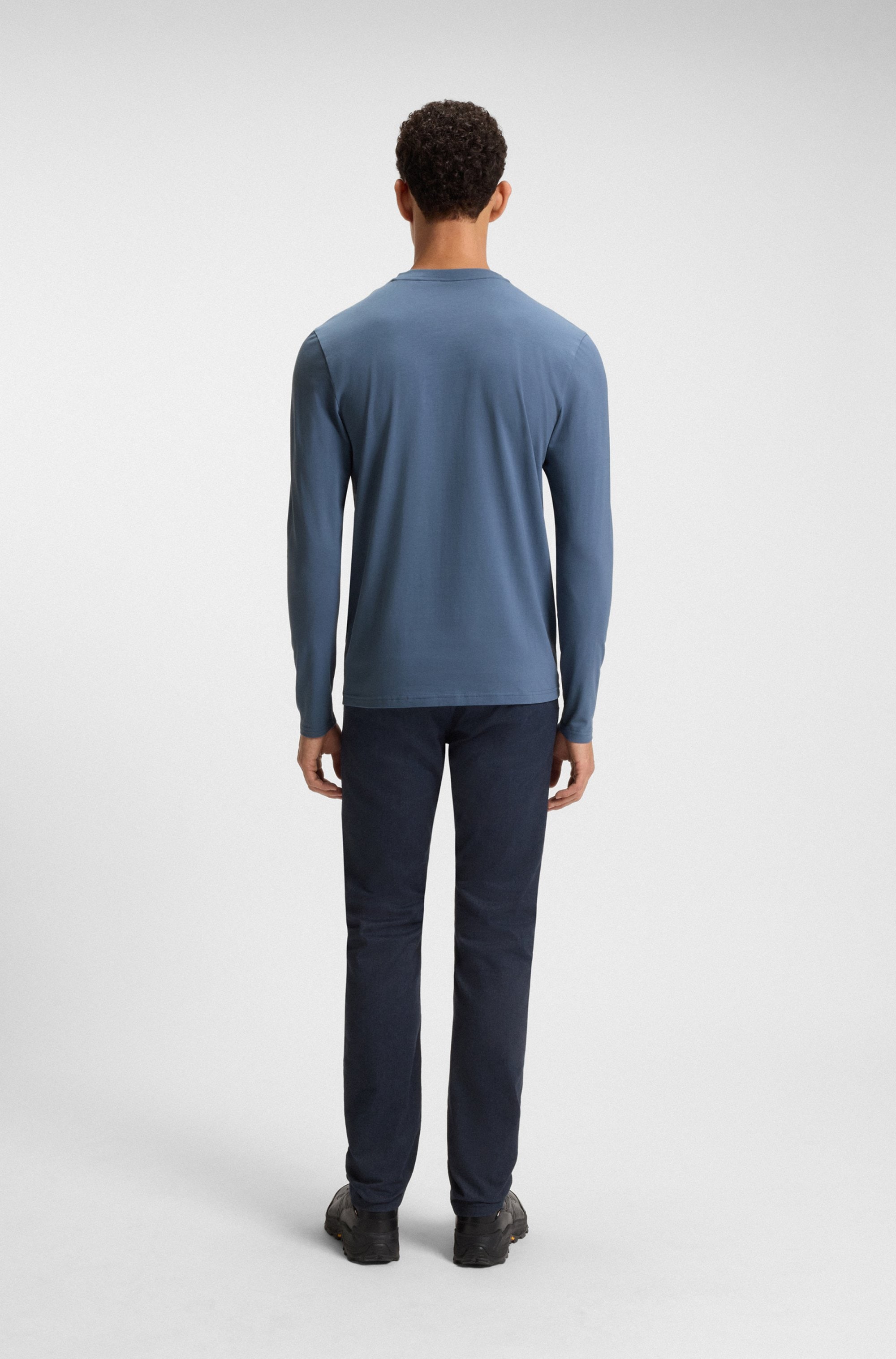 BOSS ORANGE Langarmshirt »TChark« mit Logo-Schriftzug