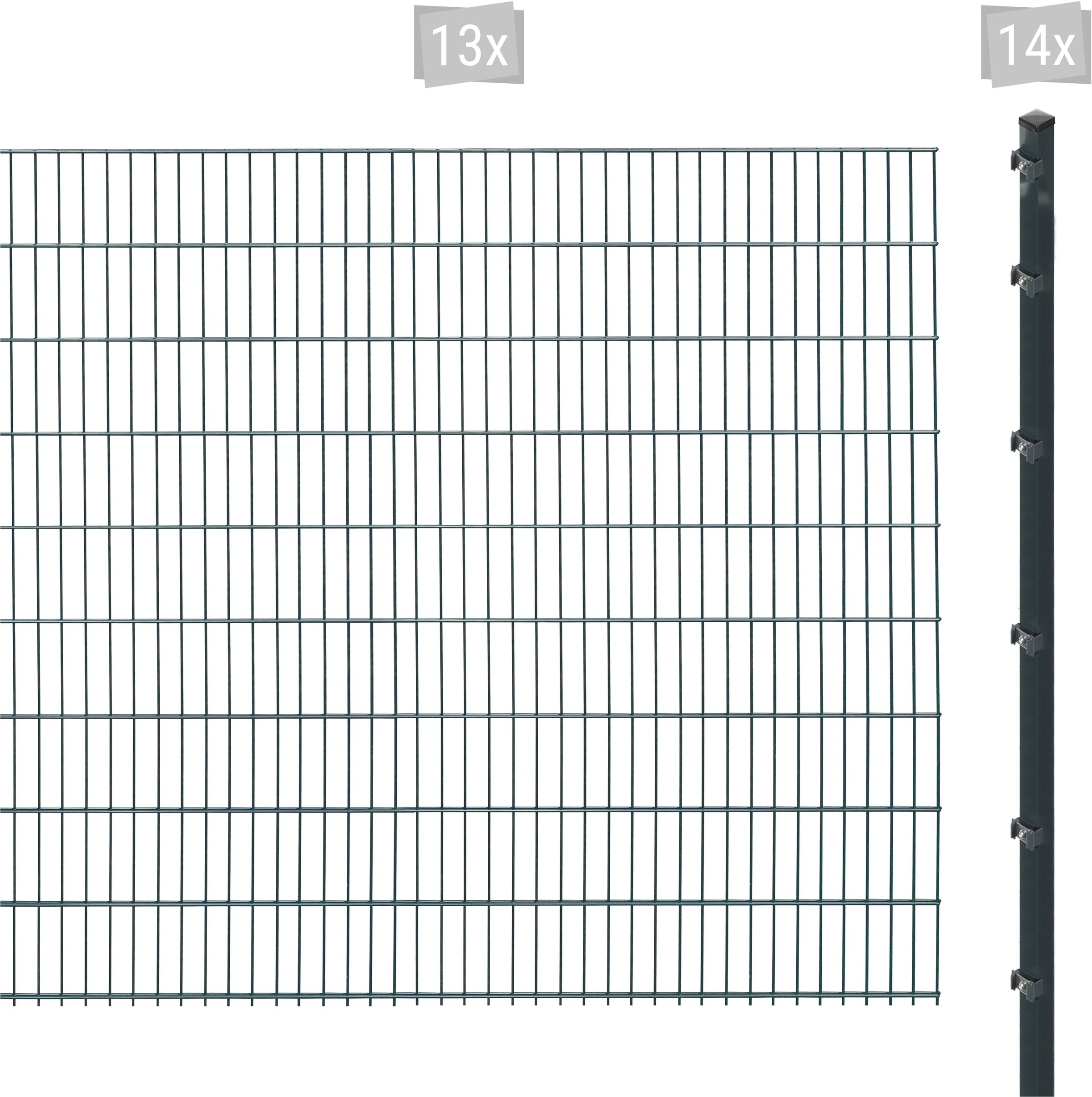 Arvotec "ESSENTIAL 183 zum Einbetonieren" Zaunhöhe 183 cm, Zaunlänge 2 - 60 m